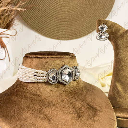 Starlight Grace Kundan Choker