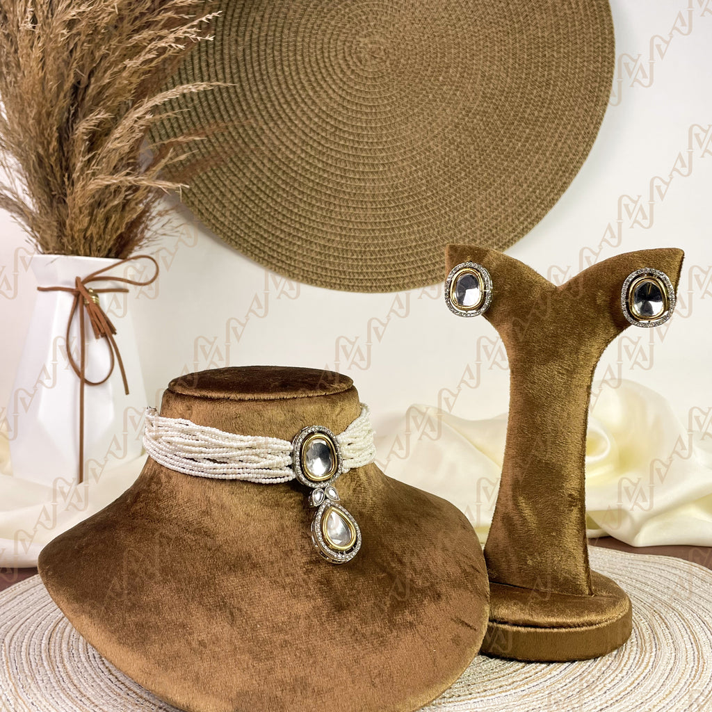 Stellar Drop Kundan Choker