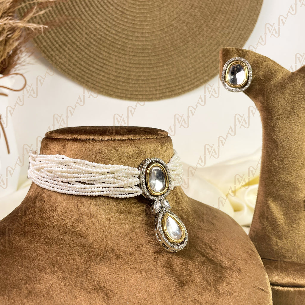 Stellar Drop Kundan Choker