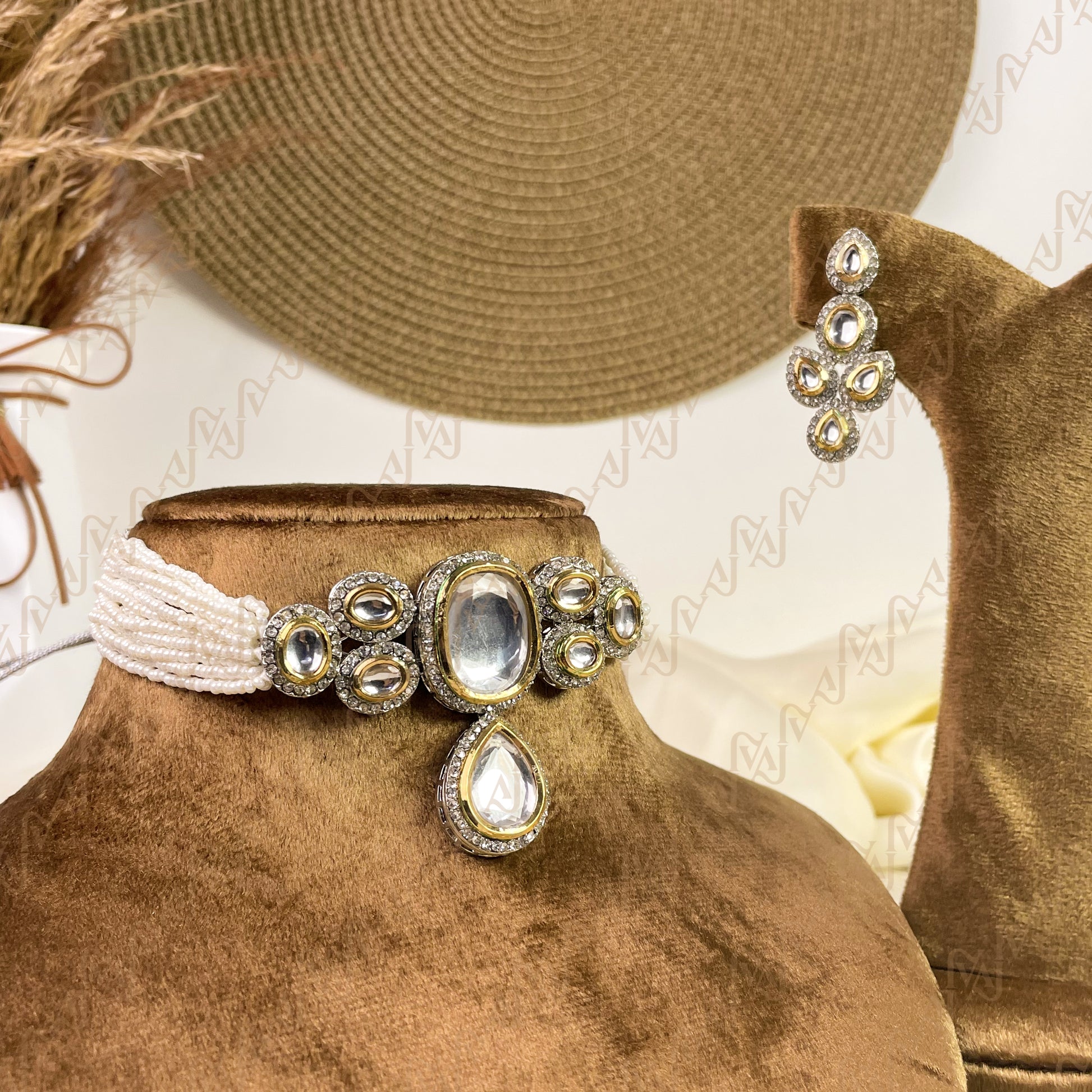 Aurum Sphere Kundan Choker