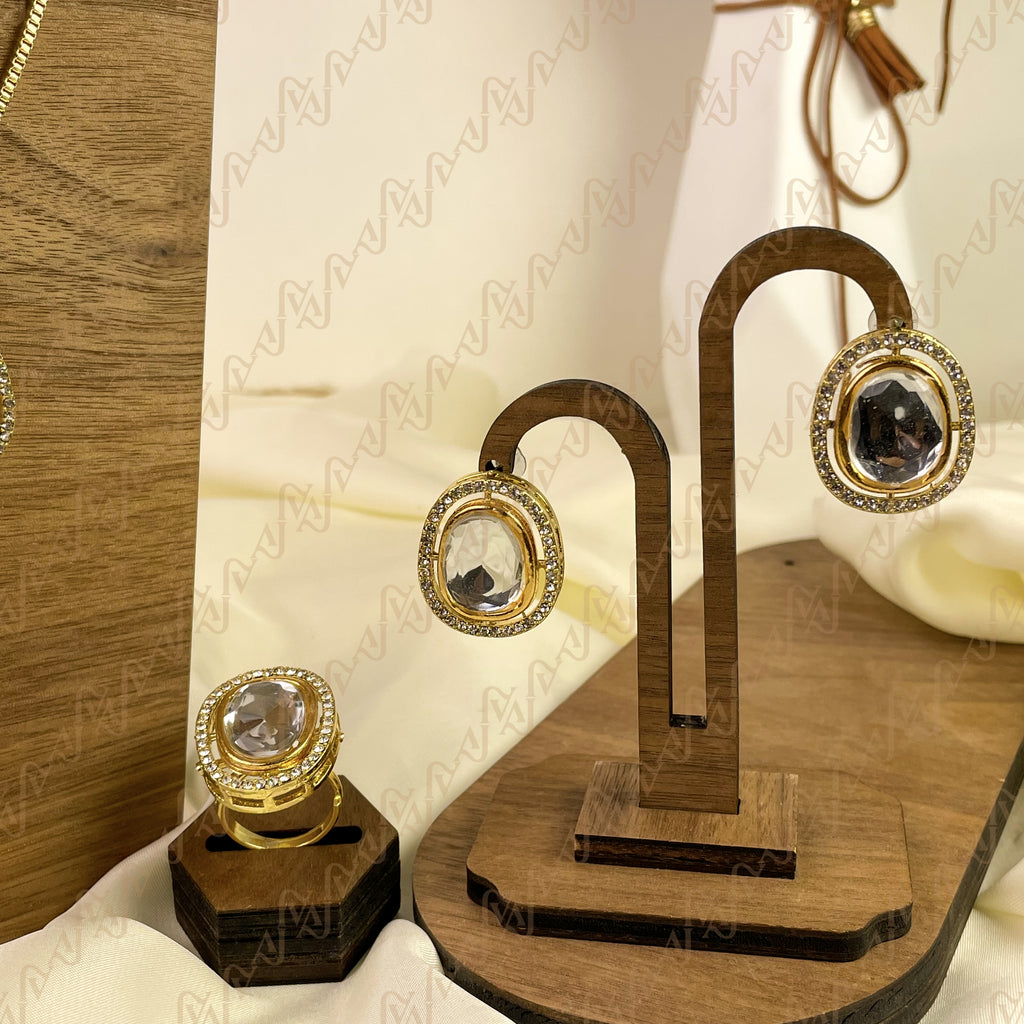 Royal Shine Kundan Combo Set