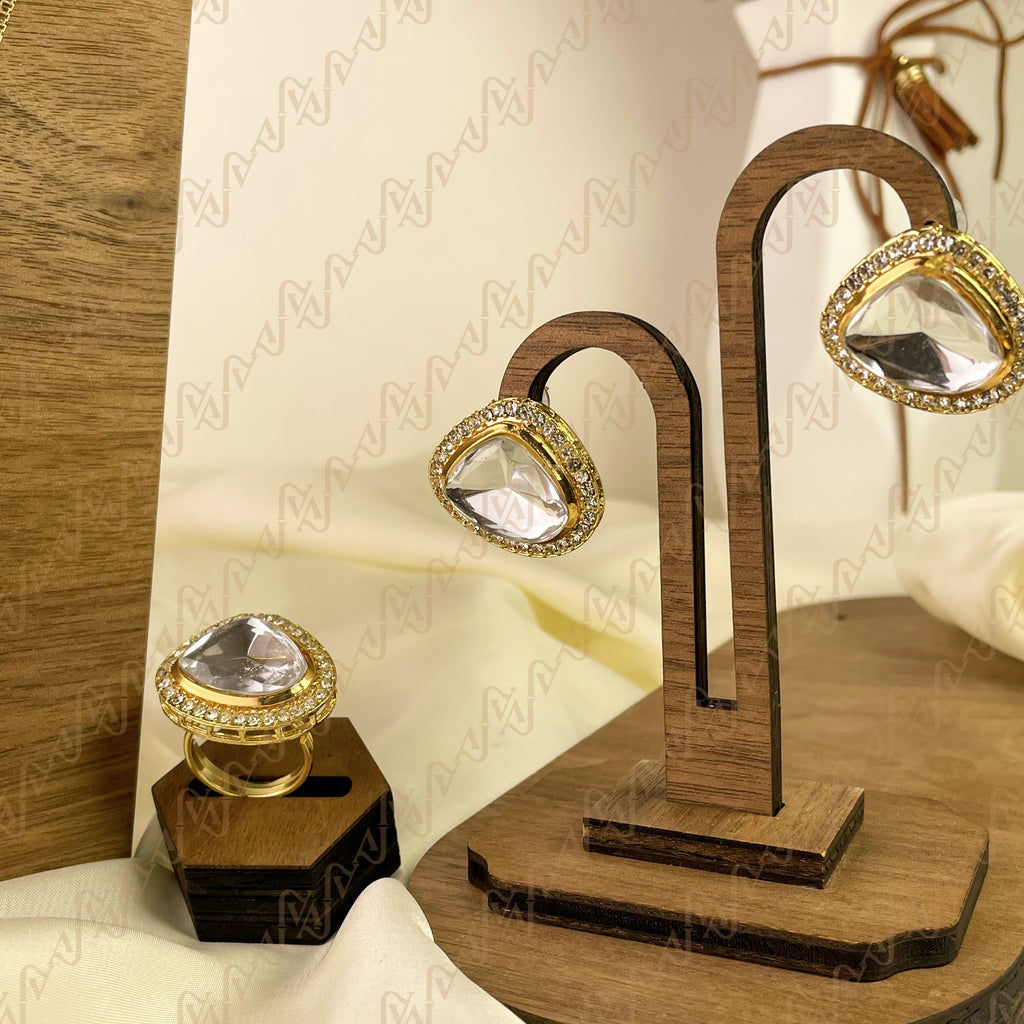 Classic Spark Kundan Combo Set