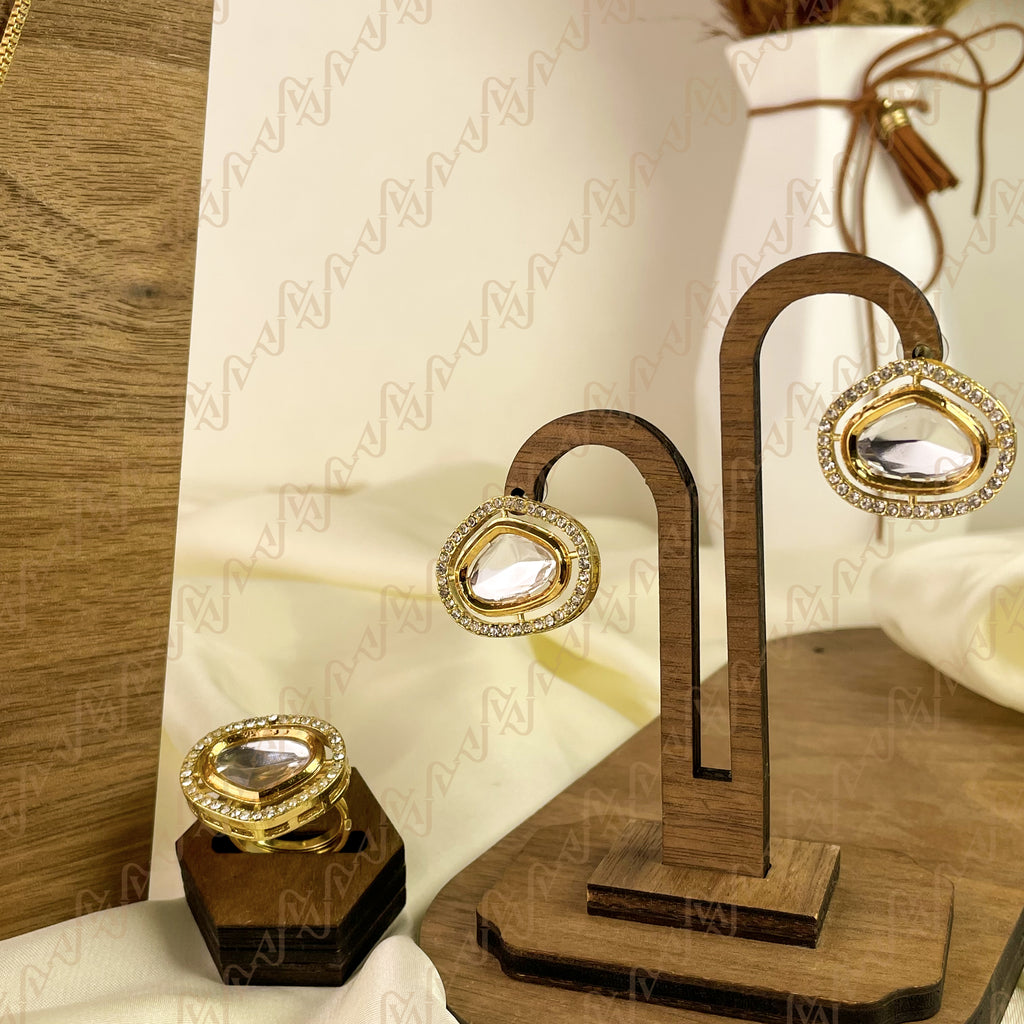 Timeless Sparkle Kundan Combo Set