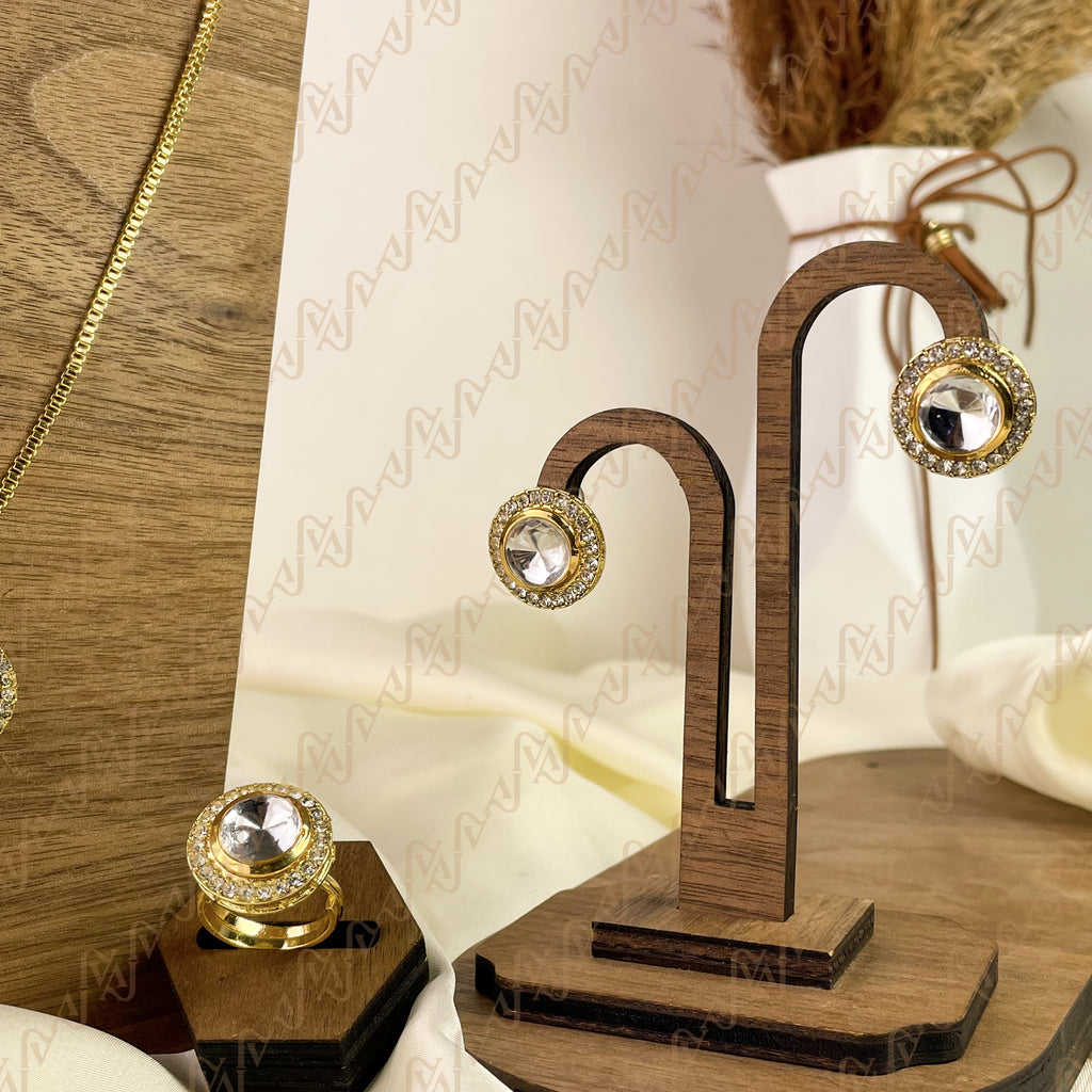 Grace Glow Kundan Combo Set