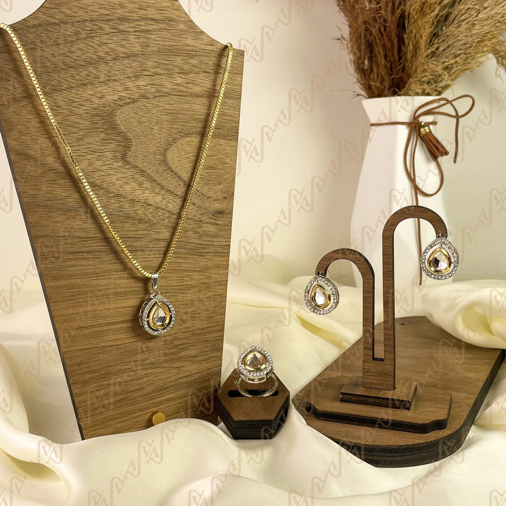 Elite Shine Kundan Combo Set