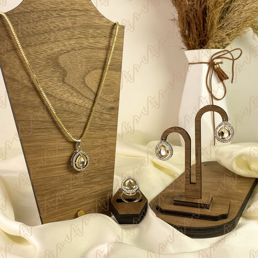 Elite Shine Kundan Combo Set