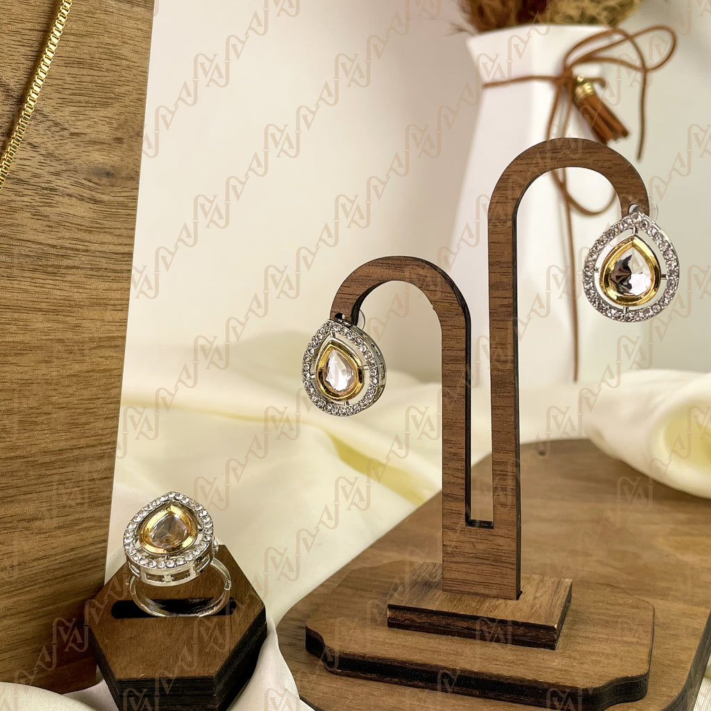 Elite Shine Kundan Combo Set