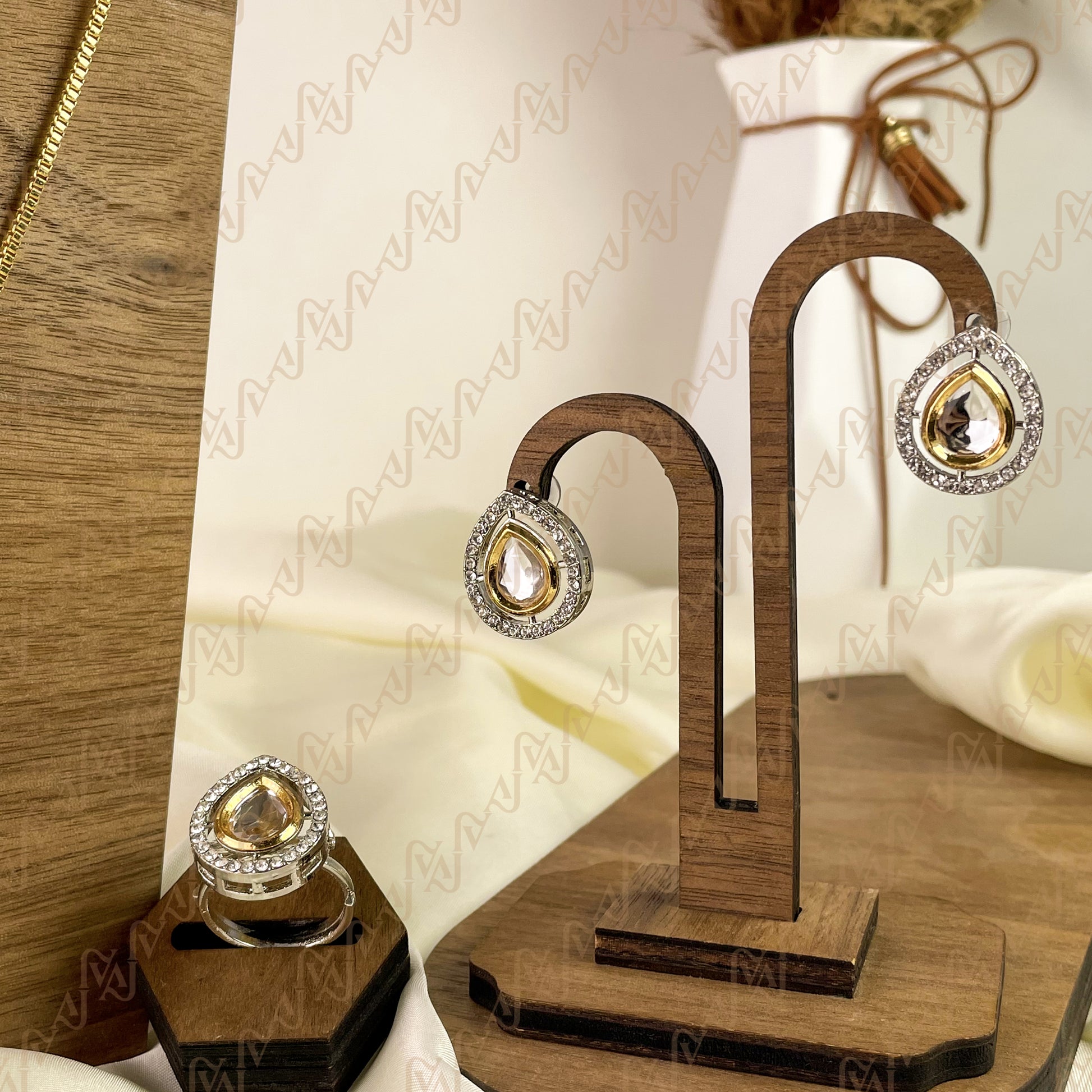 Elite Shine Kundan Combo Set