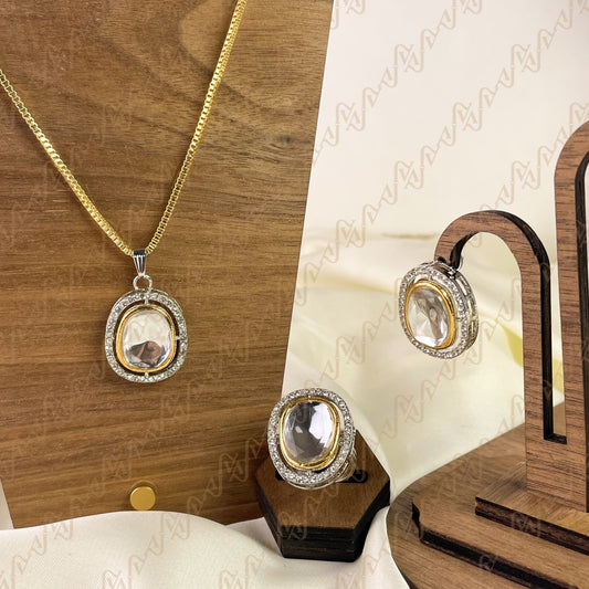 Luxe Glow Kundan Combo Set