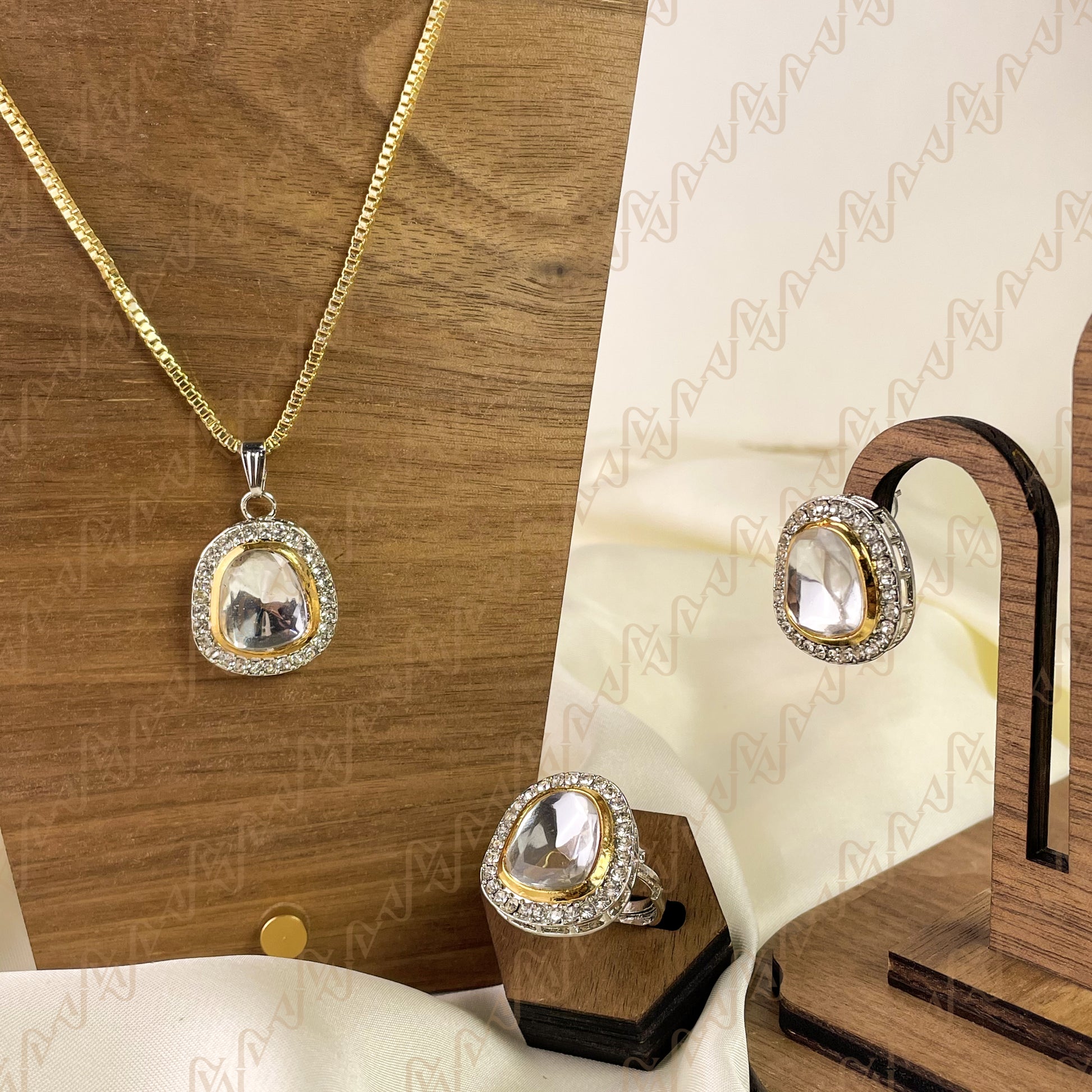 Radiant Touch Kundan Combo Set