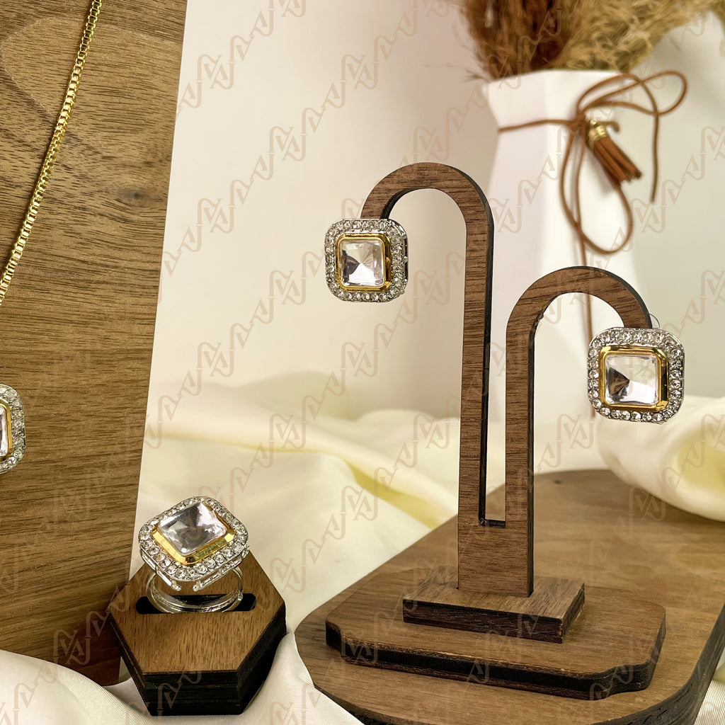 Dazzle Glow Kundan Combo Set