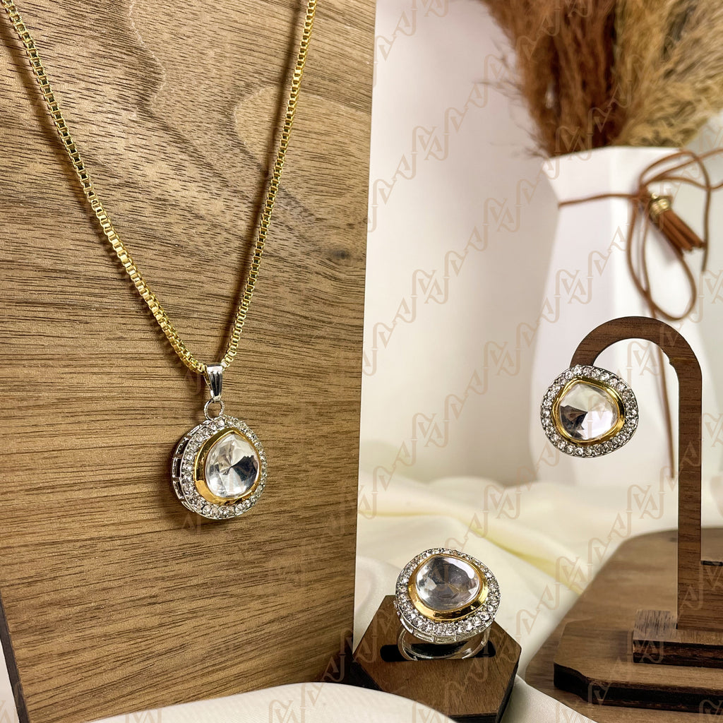 Grand Spark Kundan Combo Set