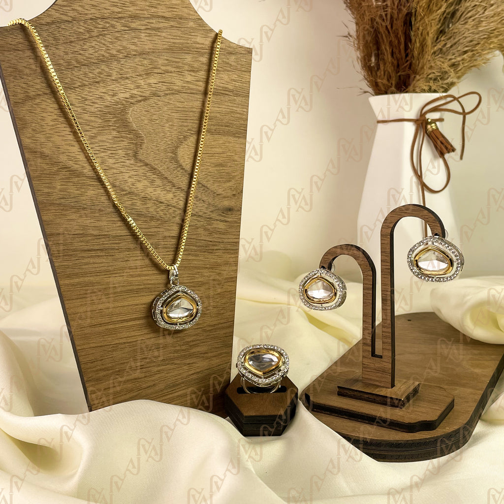 Precious Glow Kundan Combo Set