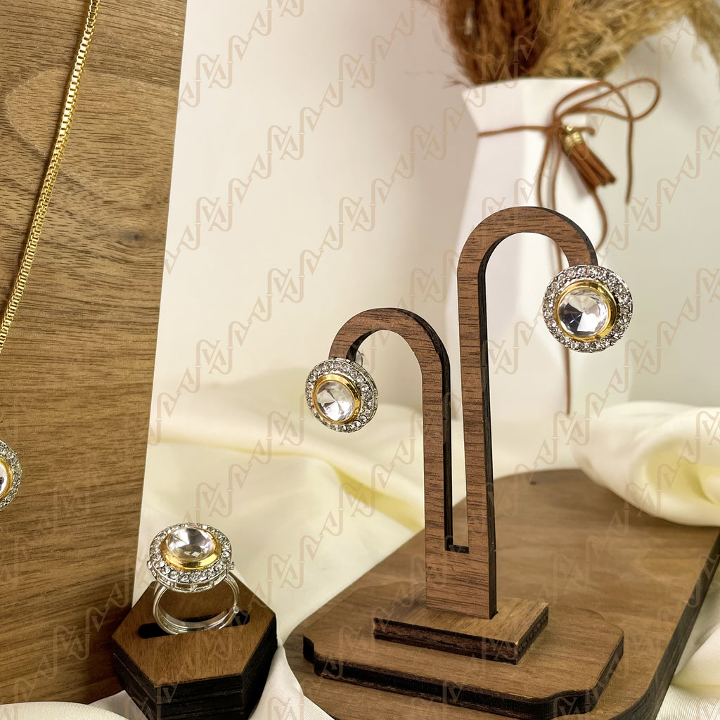 Charm Spark Kundan Combo Set