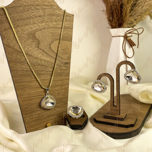 Jewel Shine Kundan Combo Set
