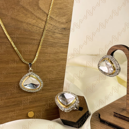 Jewel Shine Kundan Combo Set