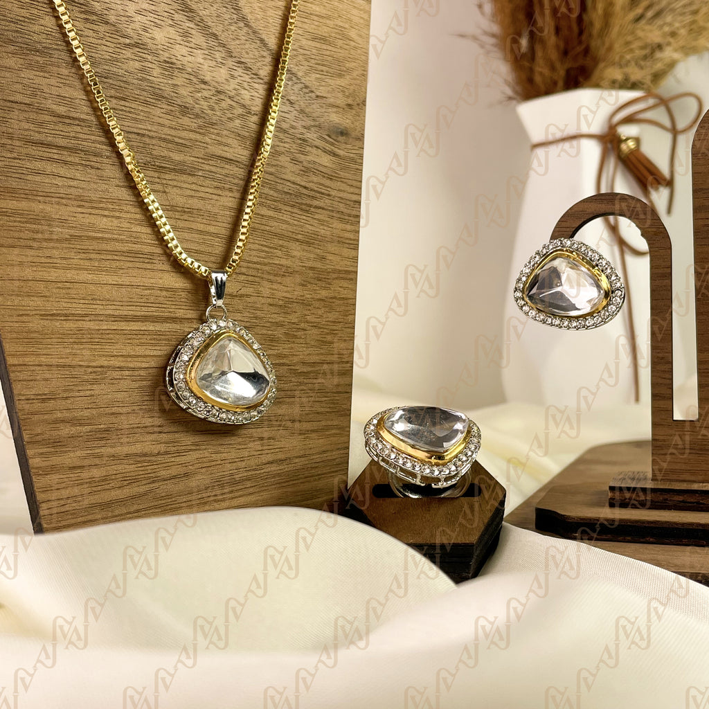 Jewel Shine Kundan Combo Set