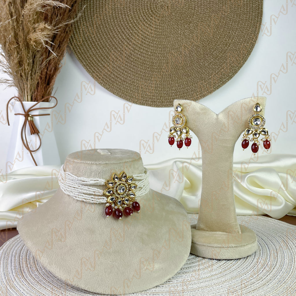 Divine Bloom Kundan Choker Set