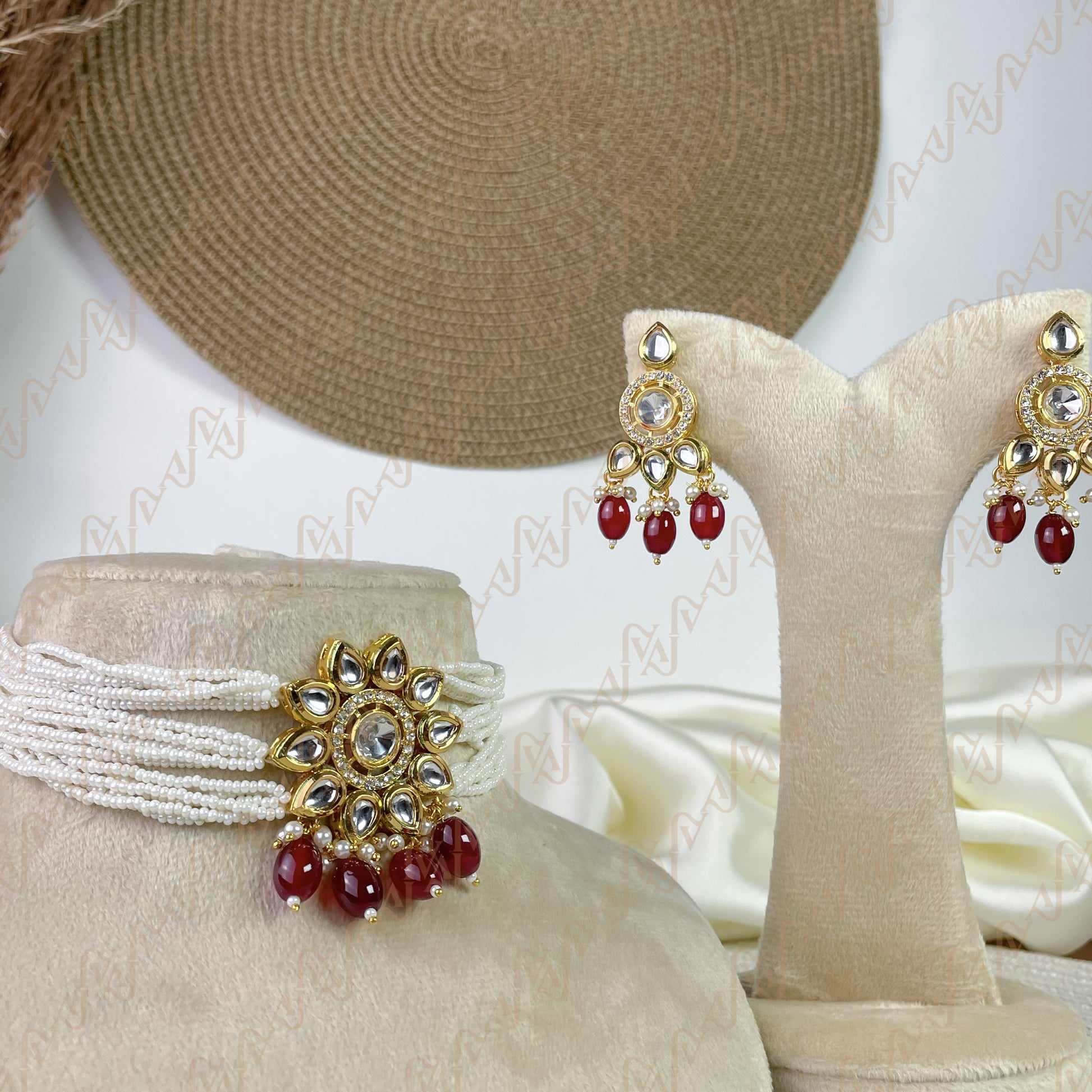 Divine Bloom Kundan Choker Set