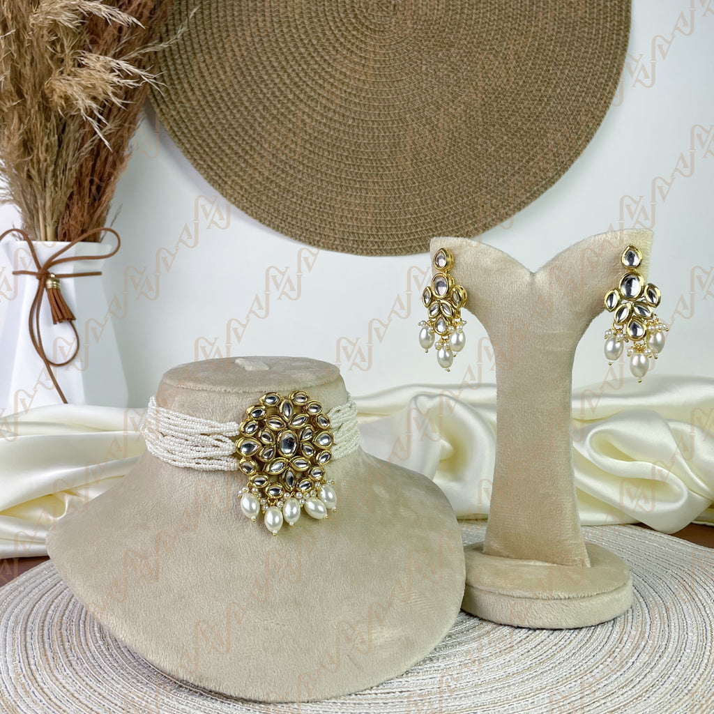 Celestial Bloom Kundan Choker Set