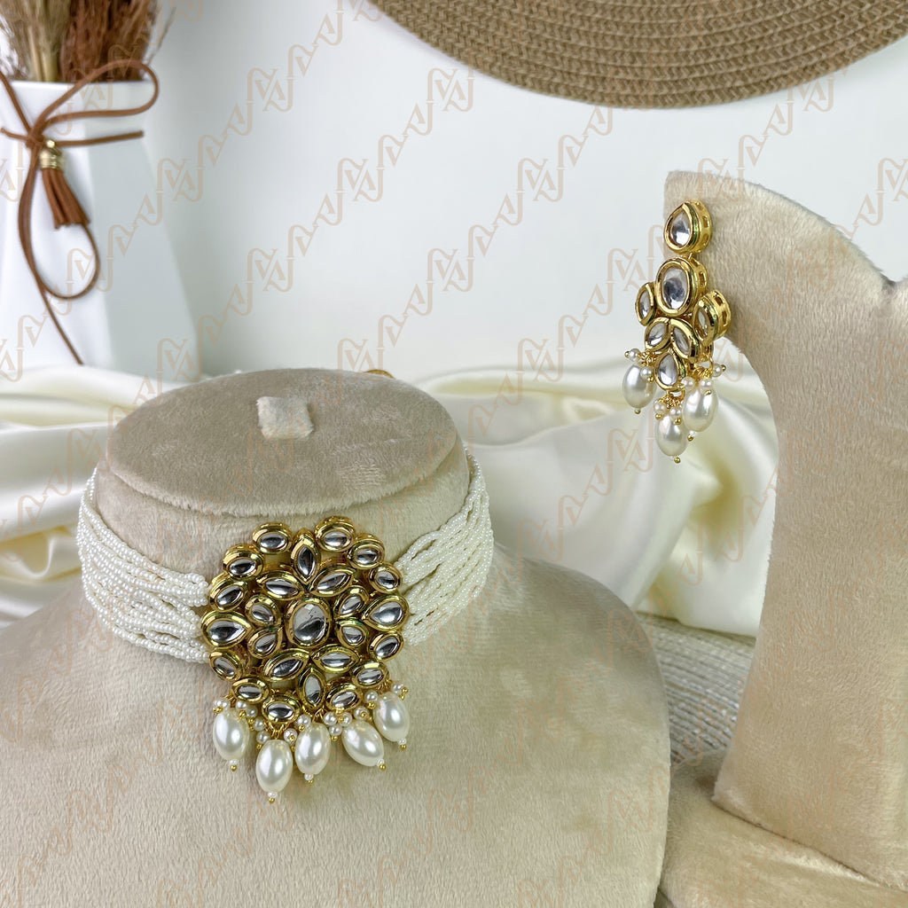 Celestial Bloom Kundan Choker Set