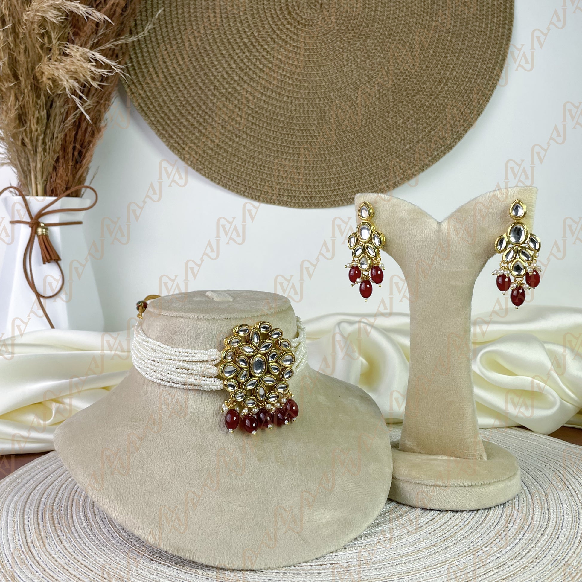 Celestial Bloom Kundan Choker Set