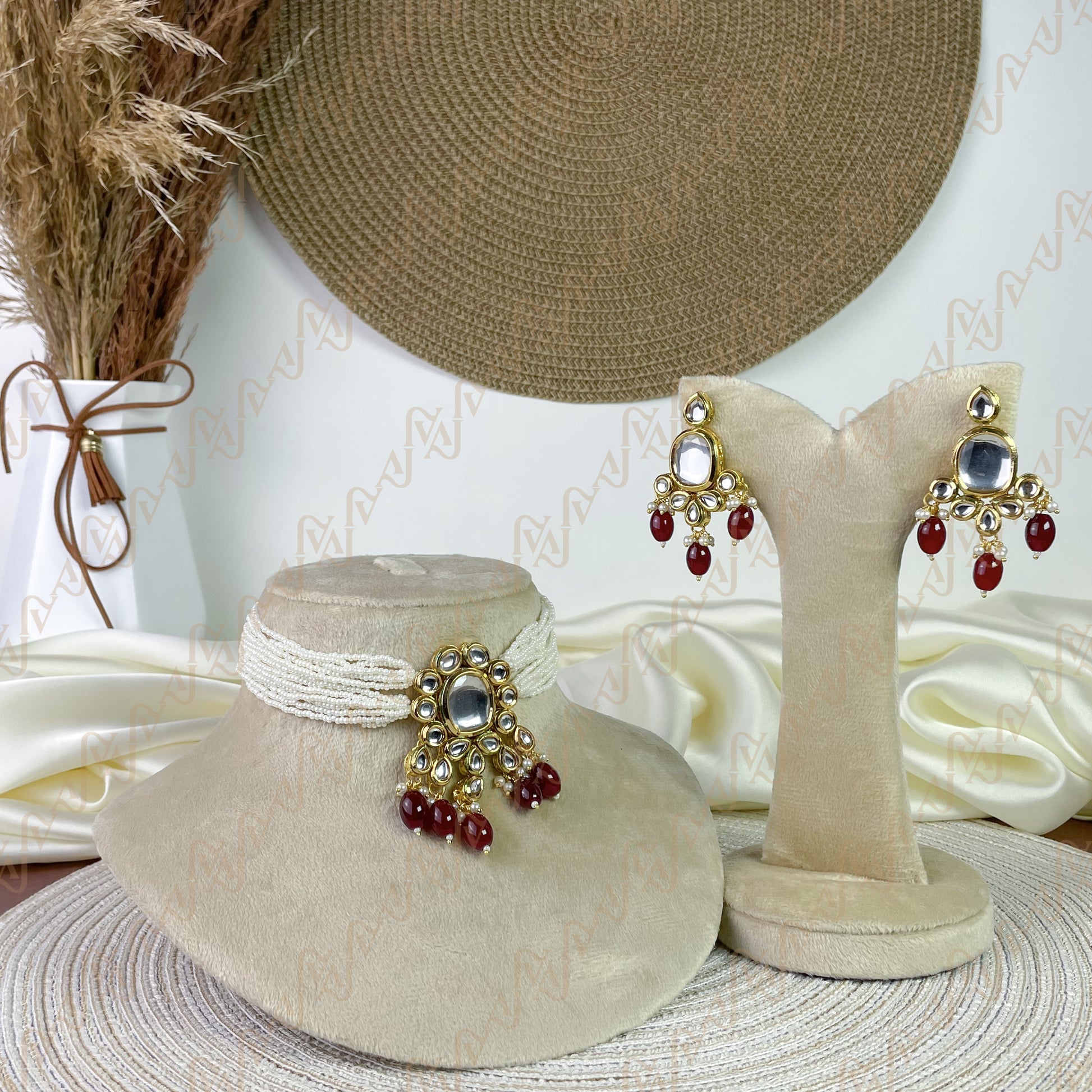 Pearl Symphony Kundan Choker Set