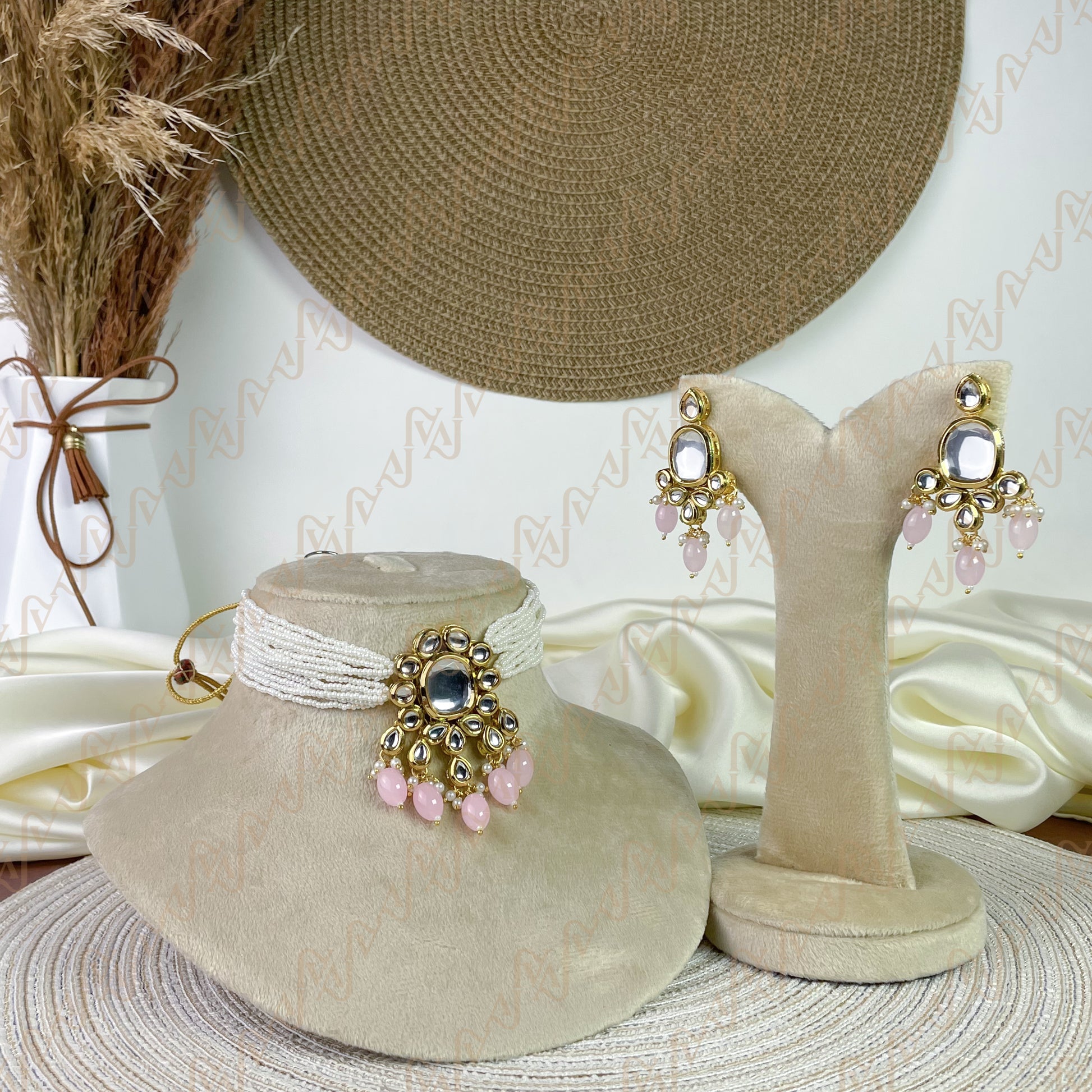 Pearl Symphony Kundan Choker Set