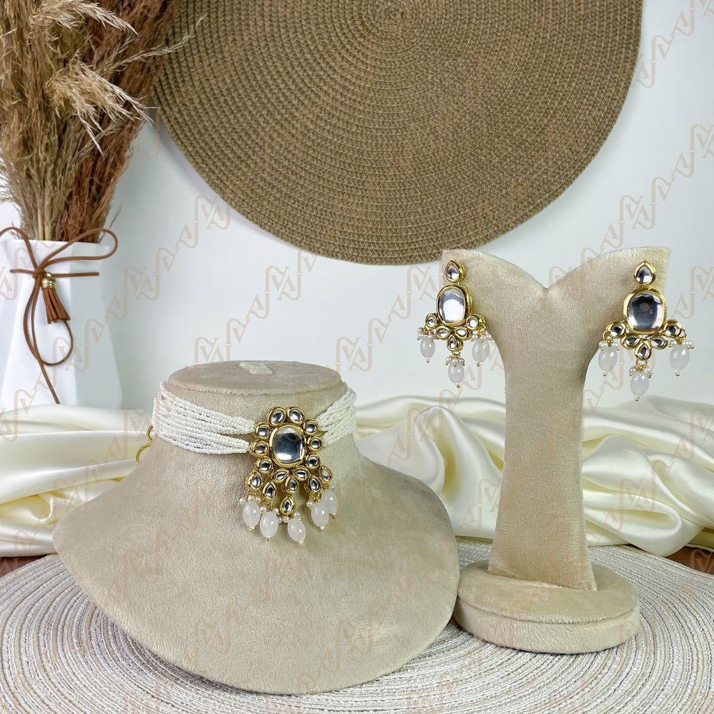 Pearl Symphony Kundan Choker Set