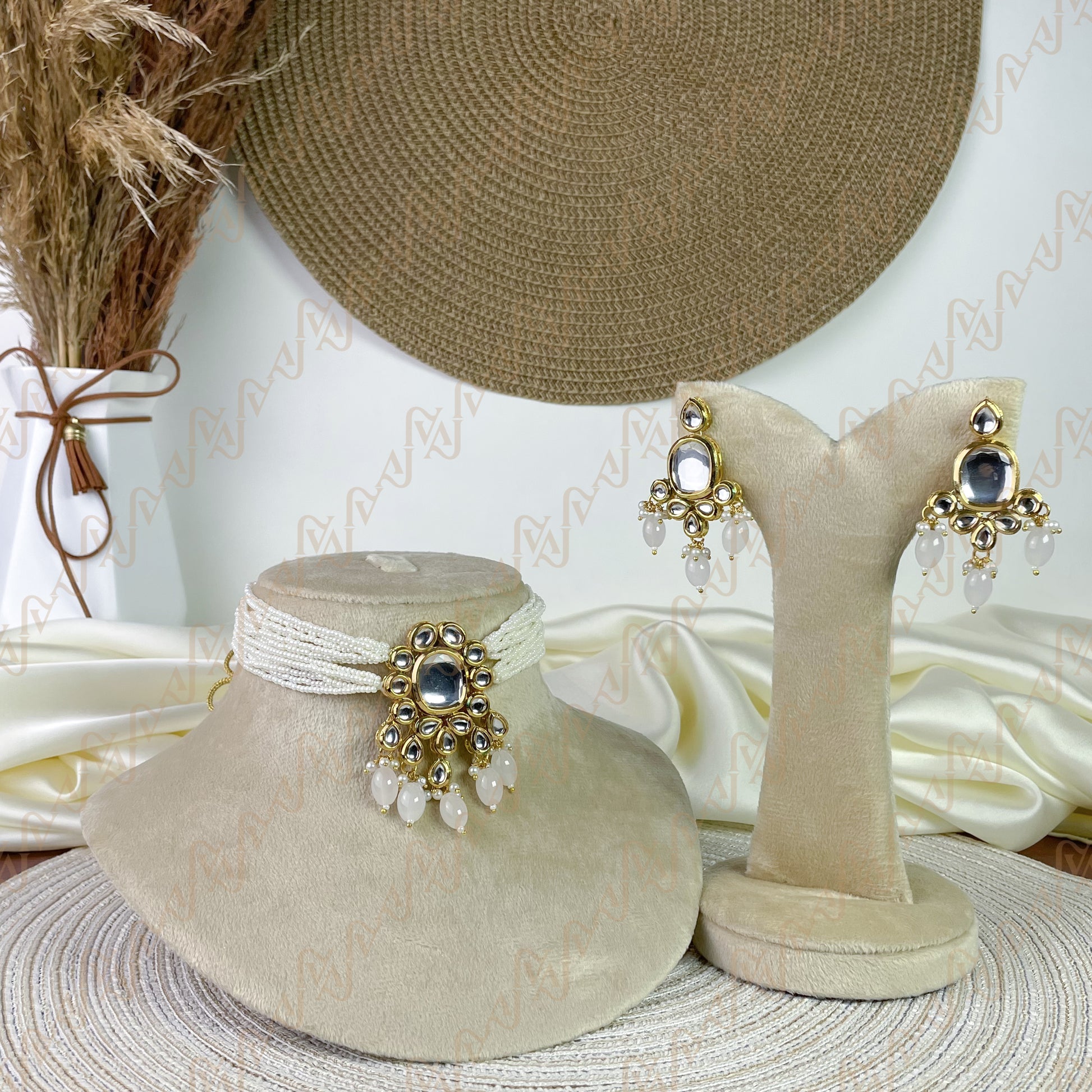 Pearl Symphony Kundan Choker Set