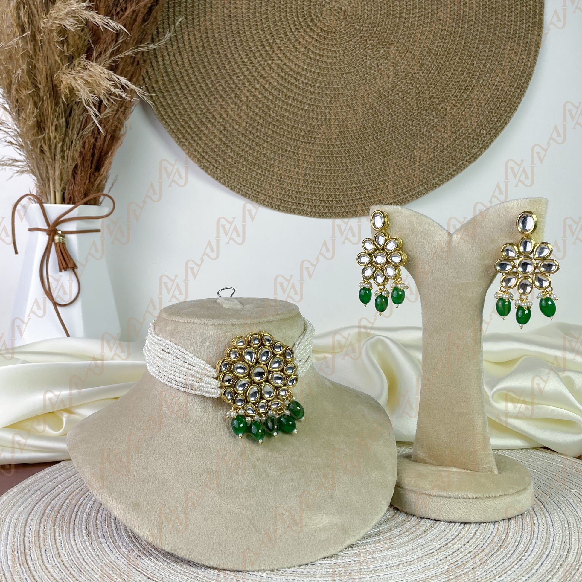 Pure Grace Kundan Choker Set