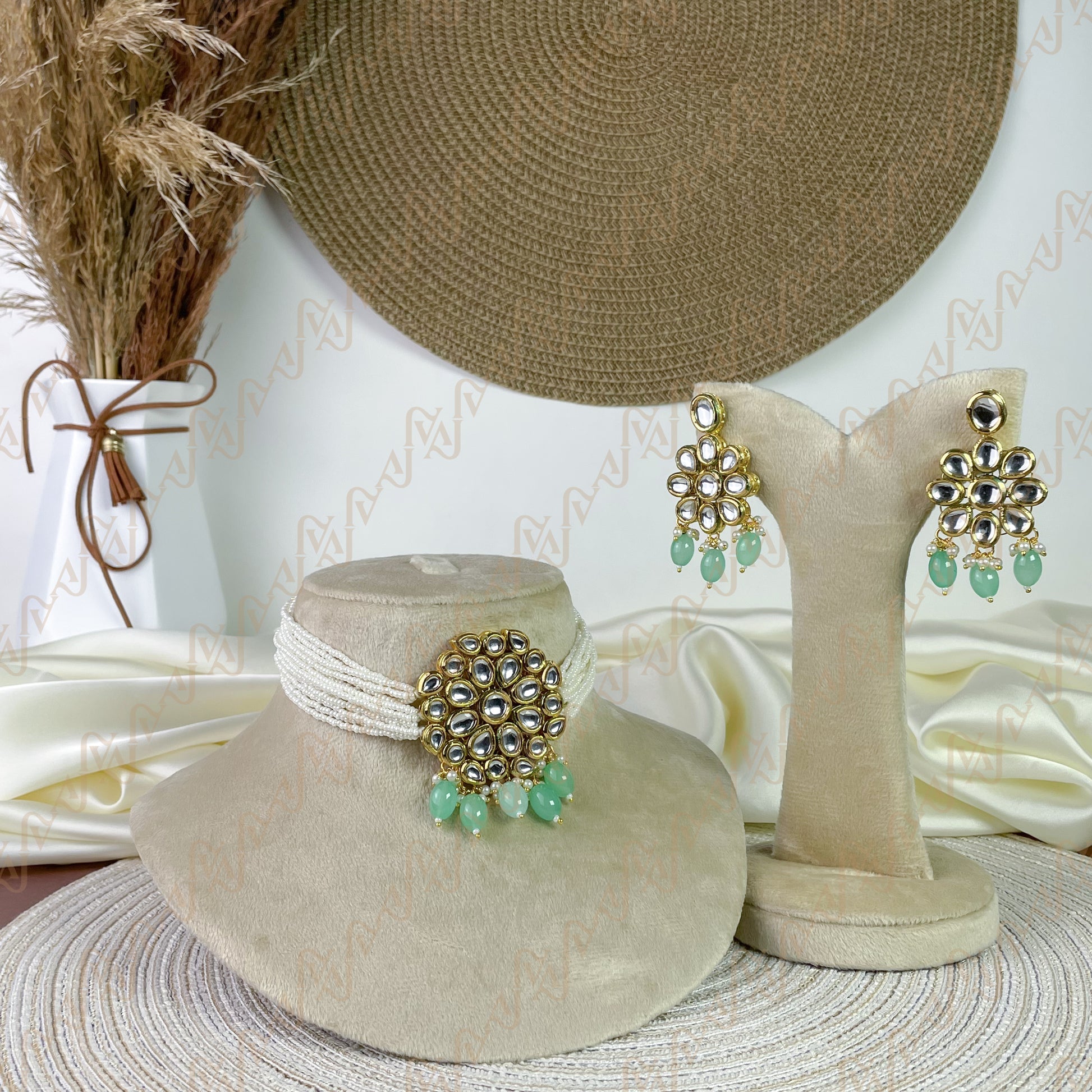 Pure Grace Kundan Choker Set