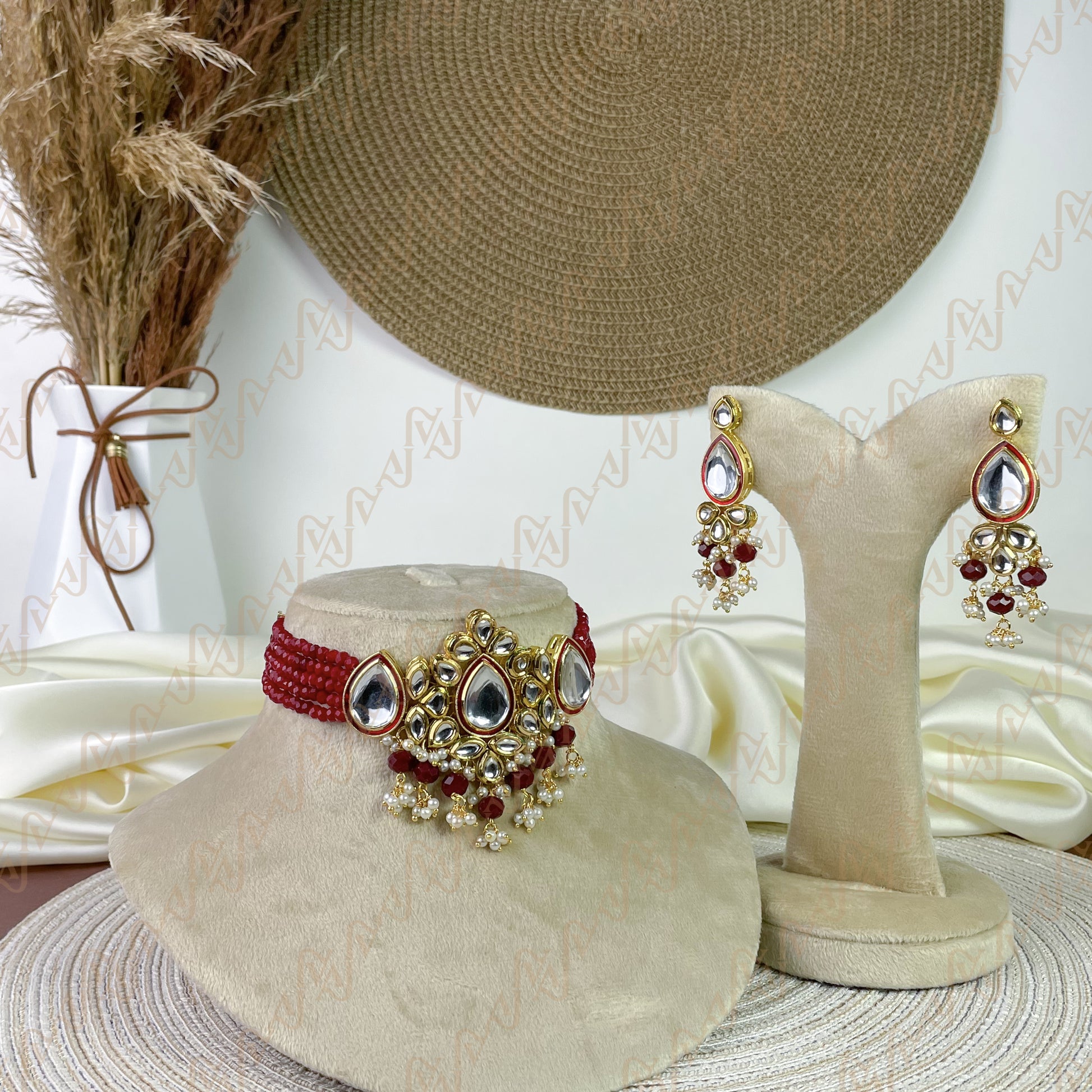 Majestic Bloom Kundan Choker Set