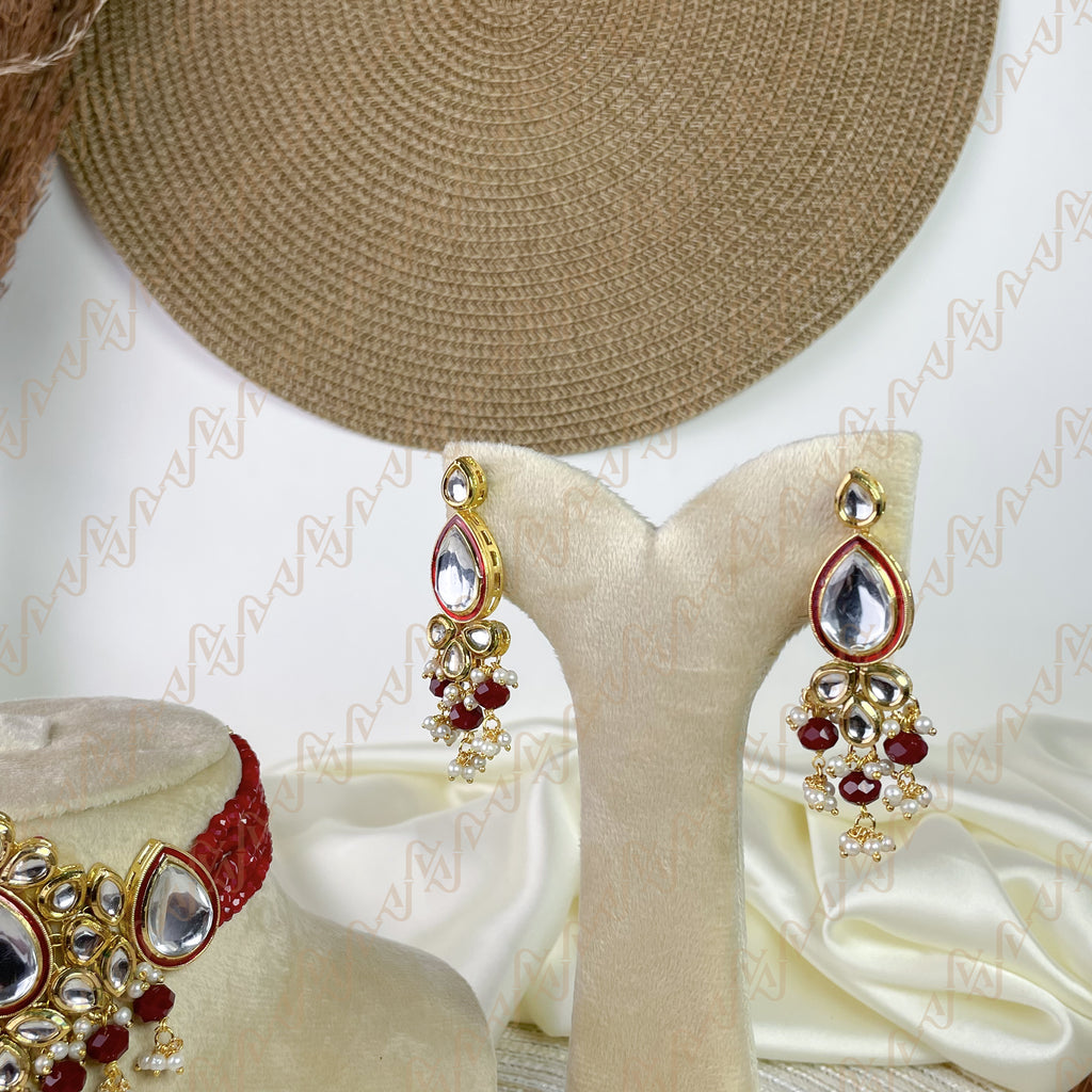Majestic Bloom Kundan Choker Set