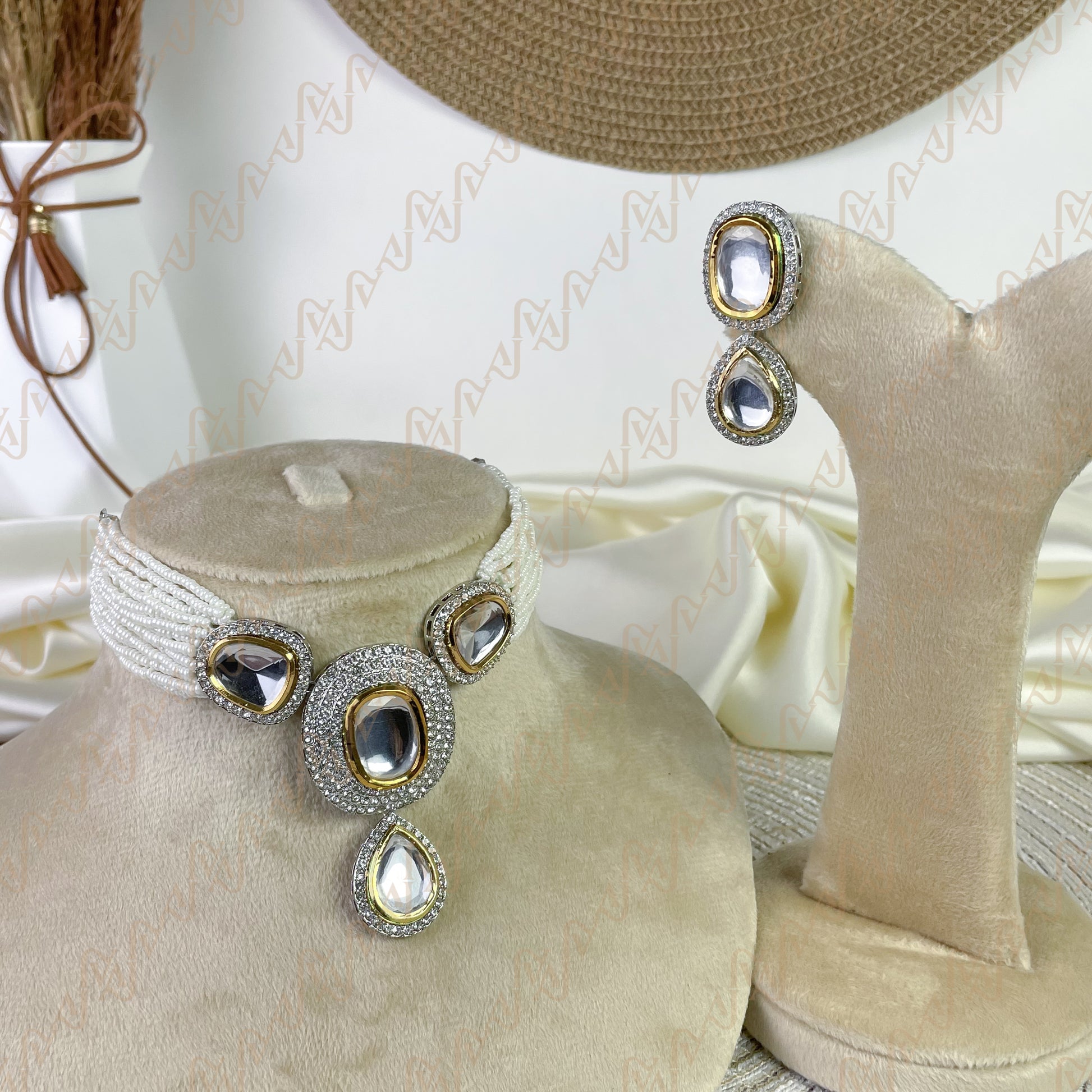 Shine Aura Kundan Choker Set