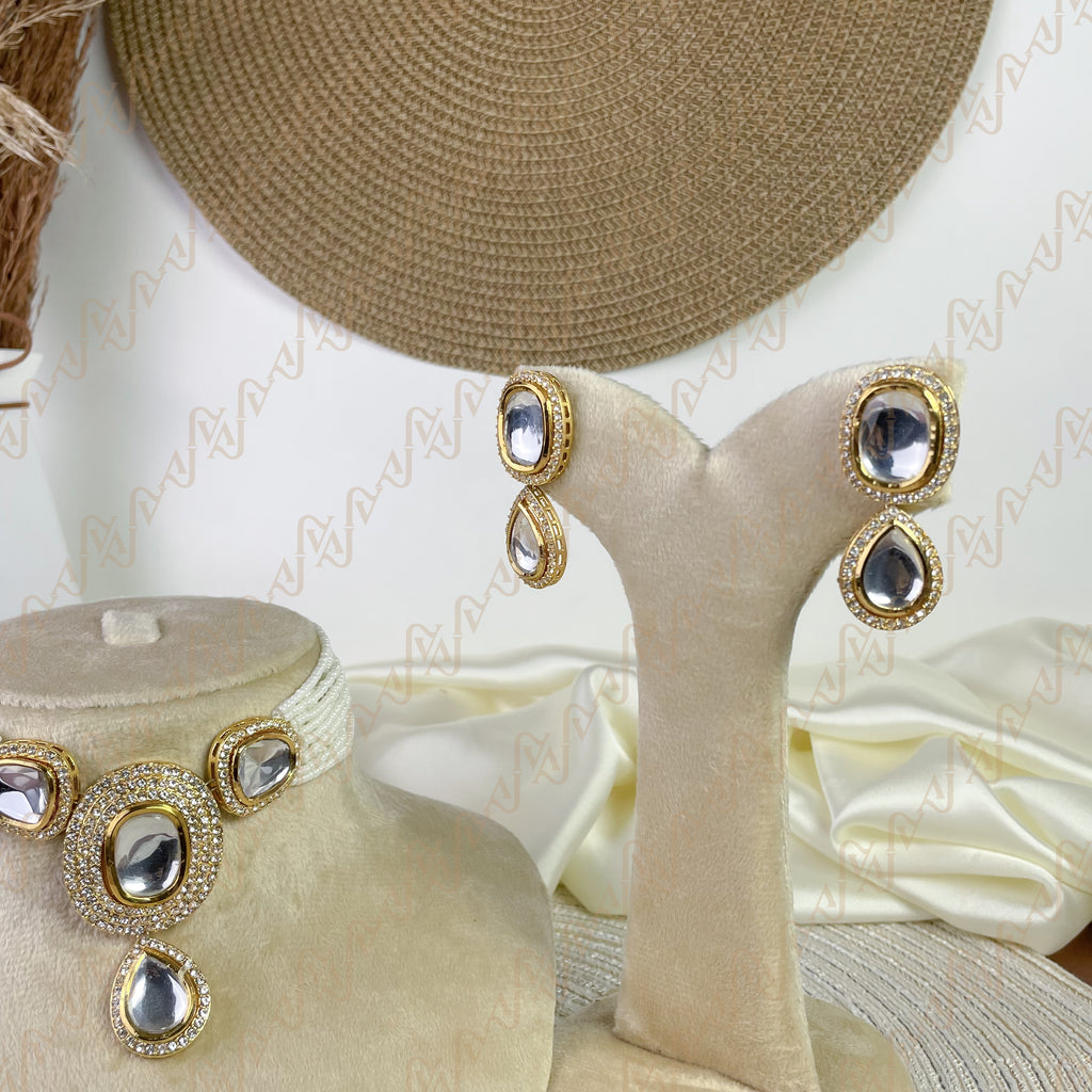 Golden Shine Kundan Choker Set