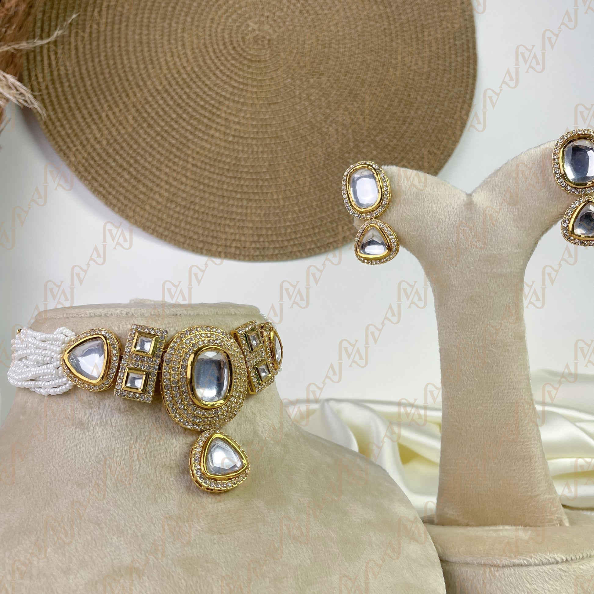 Jewel Bloom Kundan Choker Set