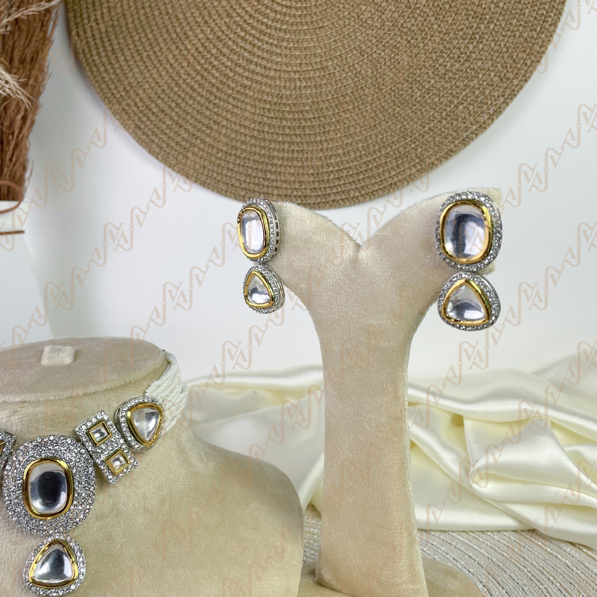 Classic Glow Kundan Choker Set