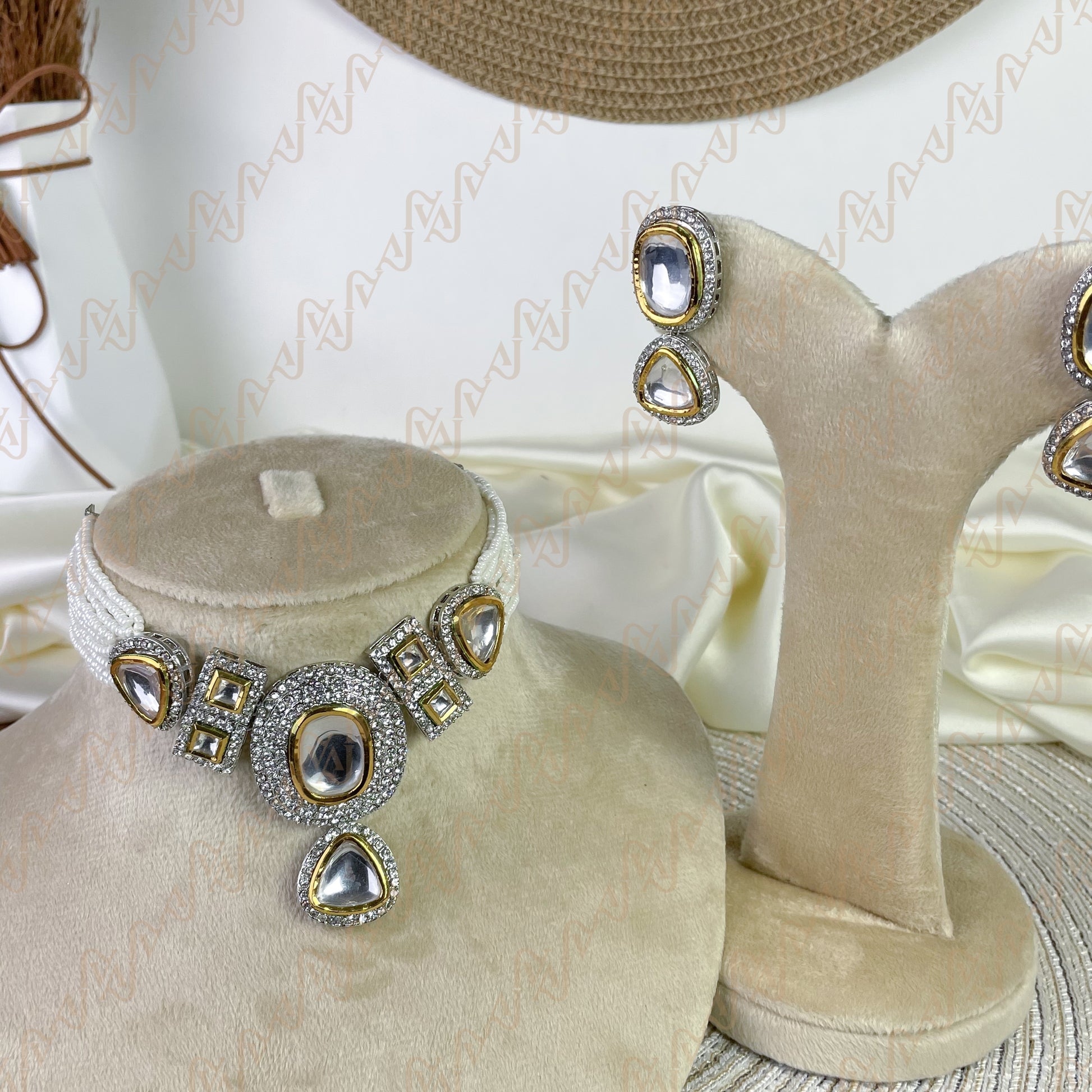 Classic Glow Kundan Choker Set