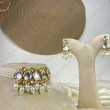 Sparkle Drop Kundan Choker Set