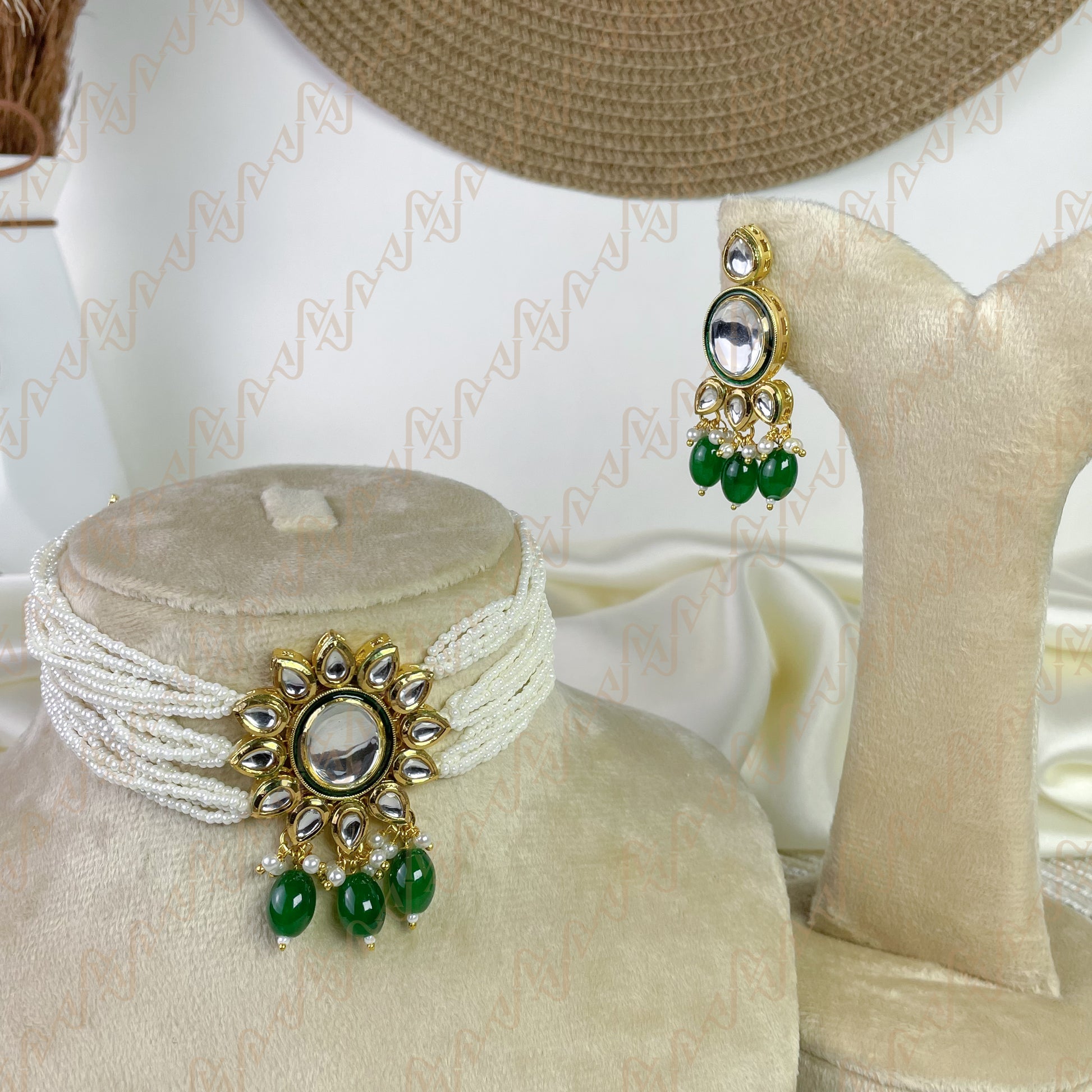 Regal Petal Kundan Choker Set