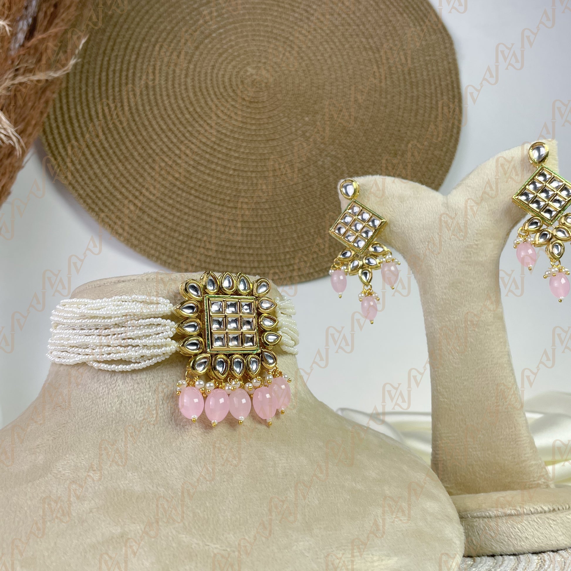 Blossom Shine Kundan Choker Set