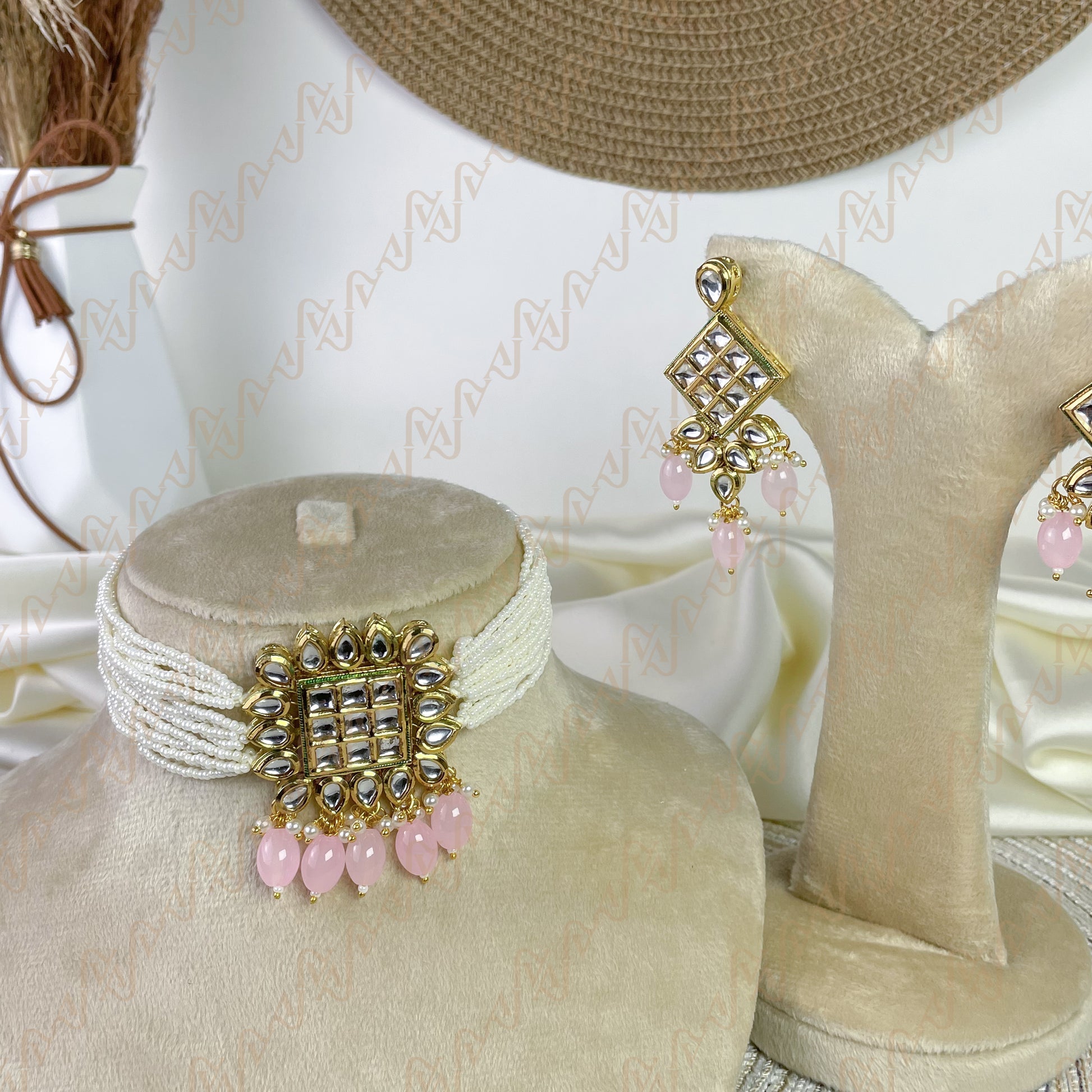 Blossom Shine Kundan Choker Set