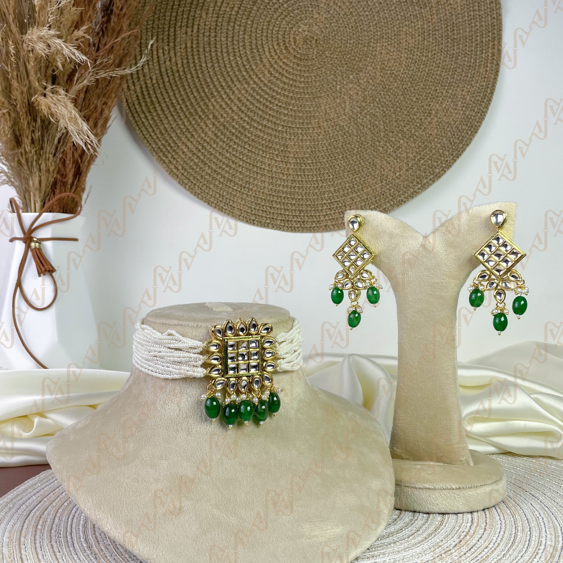 Blossom Shine Kundan Choker Set