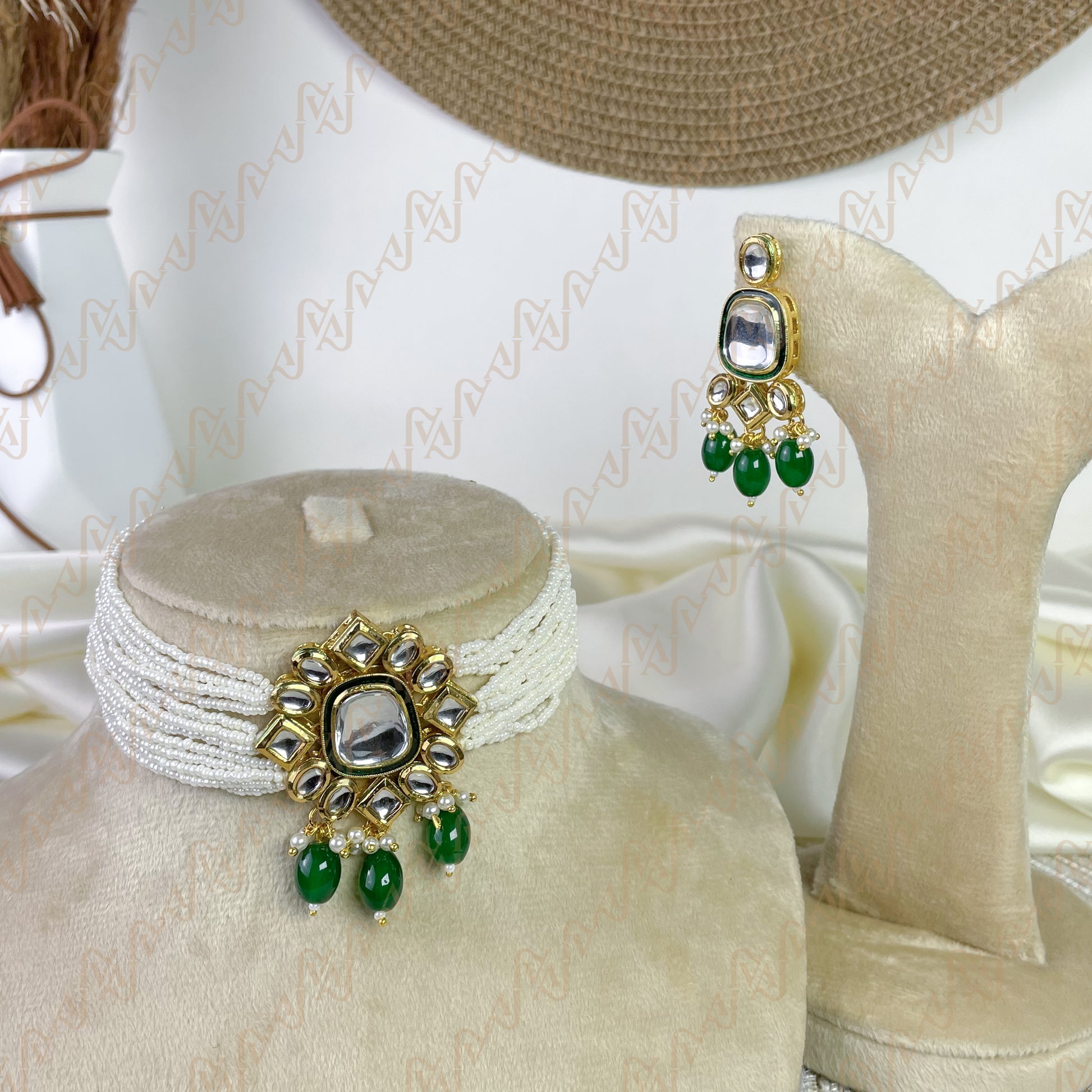 Grace Bloom Kundan Choker Set