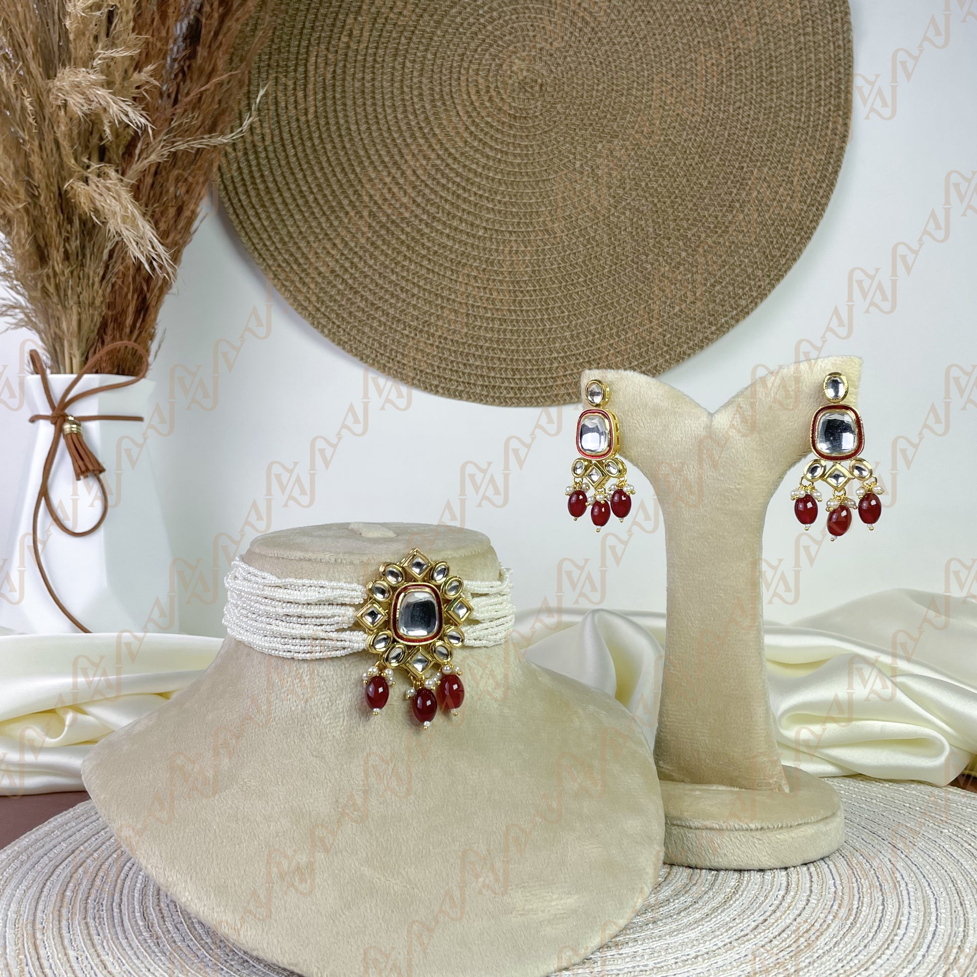 Grace Bloom Kundan Choker Set