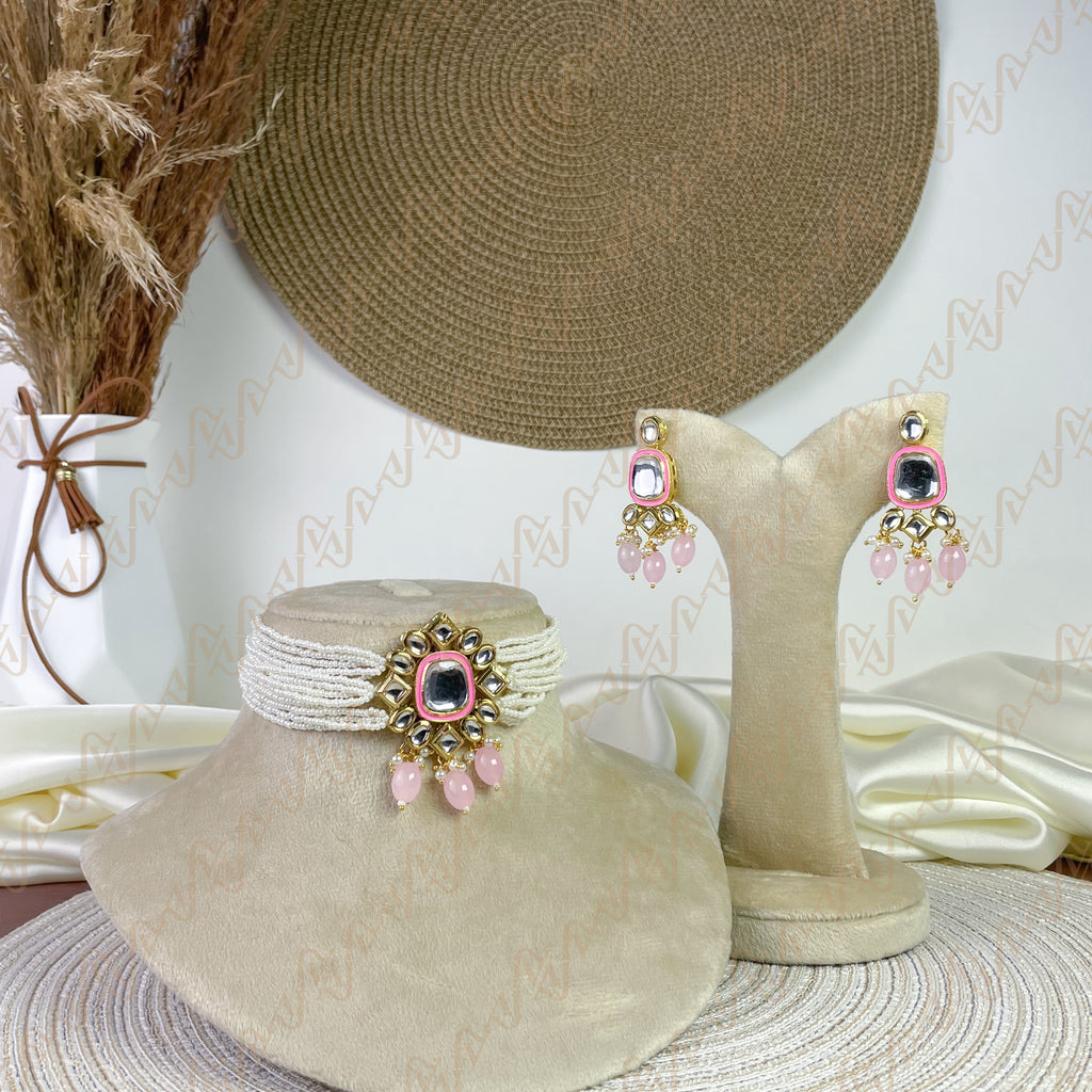 Grace Bloom Kundan Choker Set