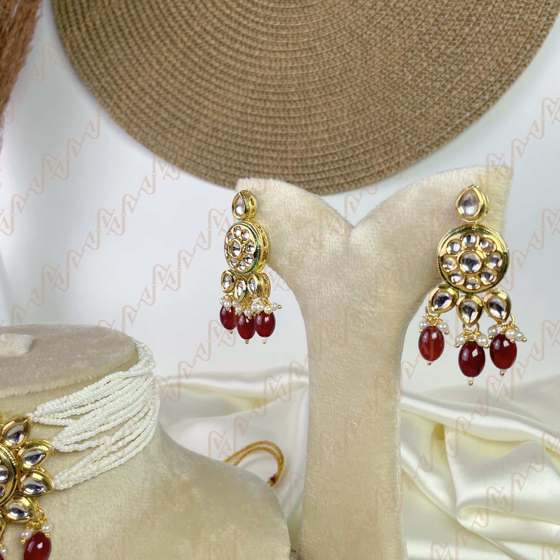 Golden Bloom Kundan Choker Set