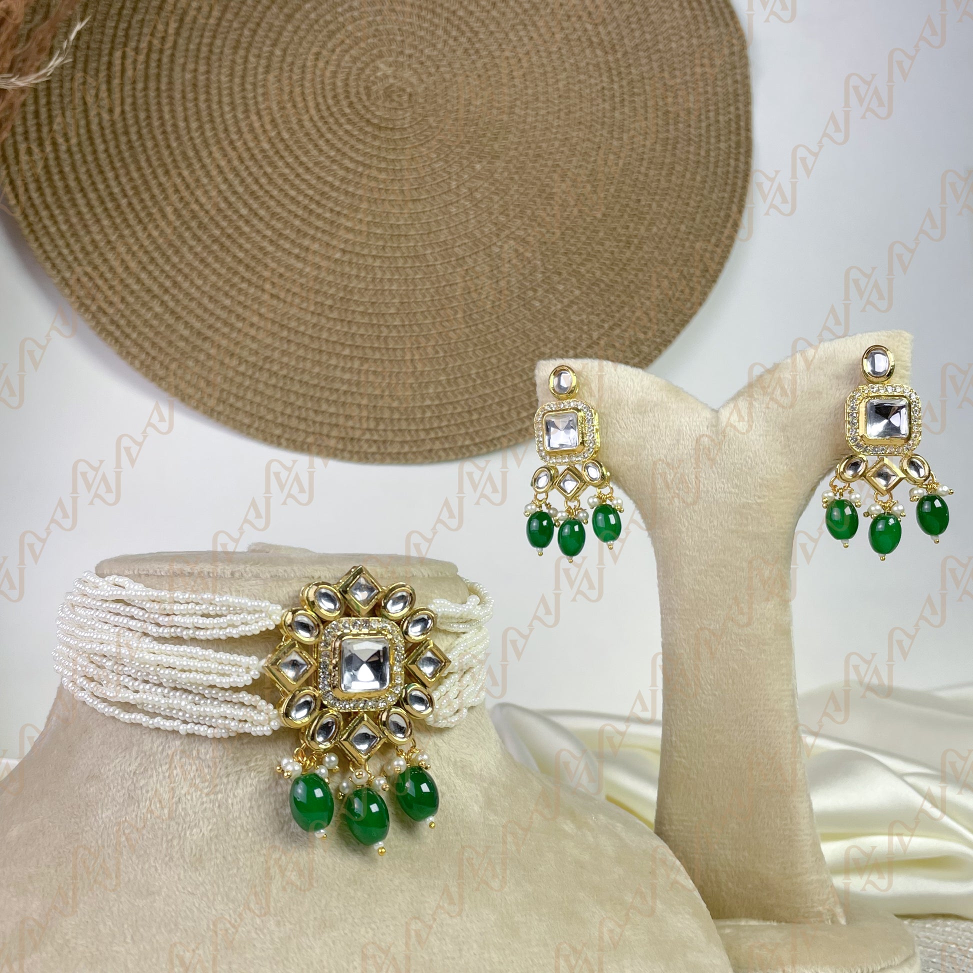 Blossom Crown Kundan Choker Set