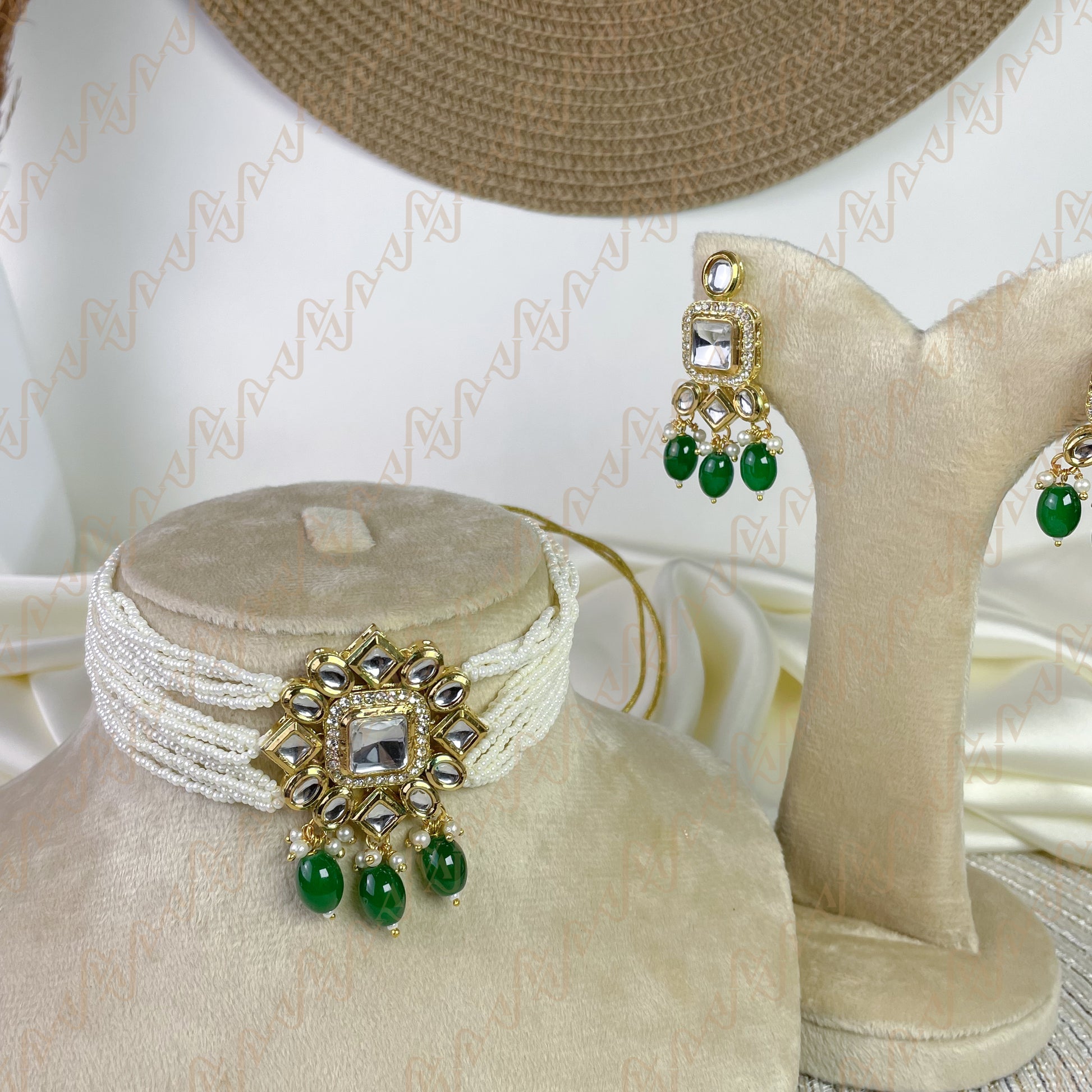 Blossom Crown Kundan Choker Set